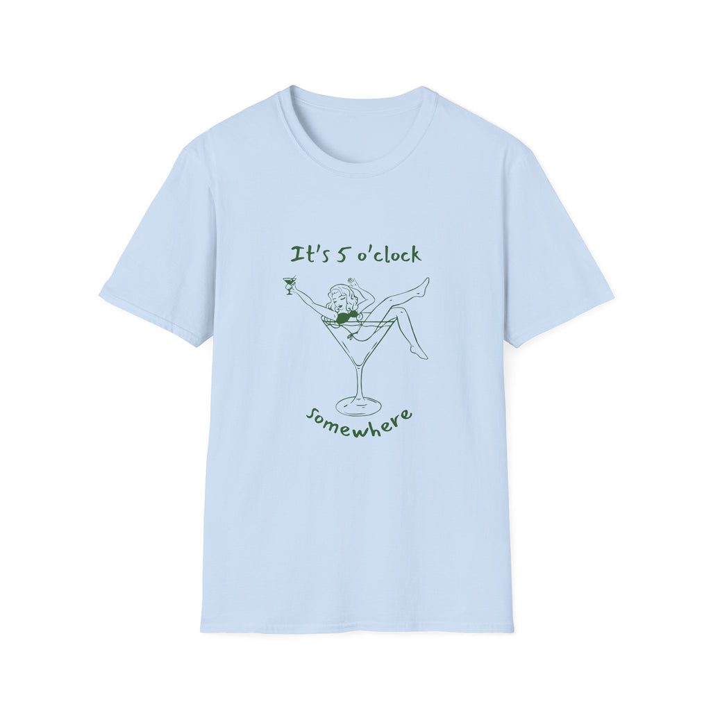 It's 5 O'clock Somewhere Unisex Graphic T-Shirt