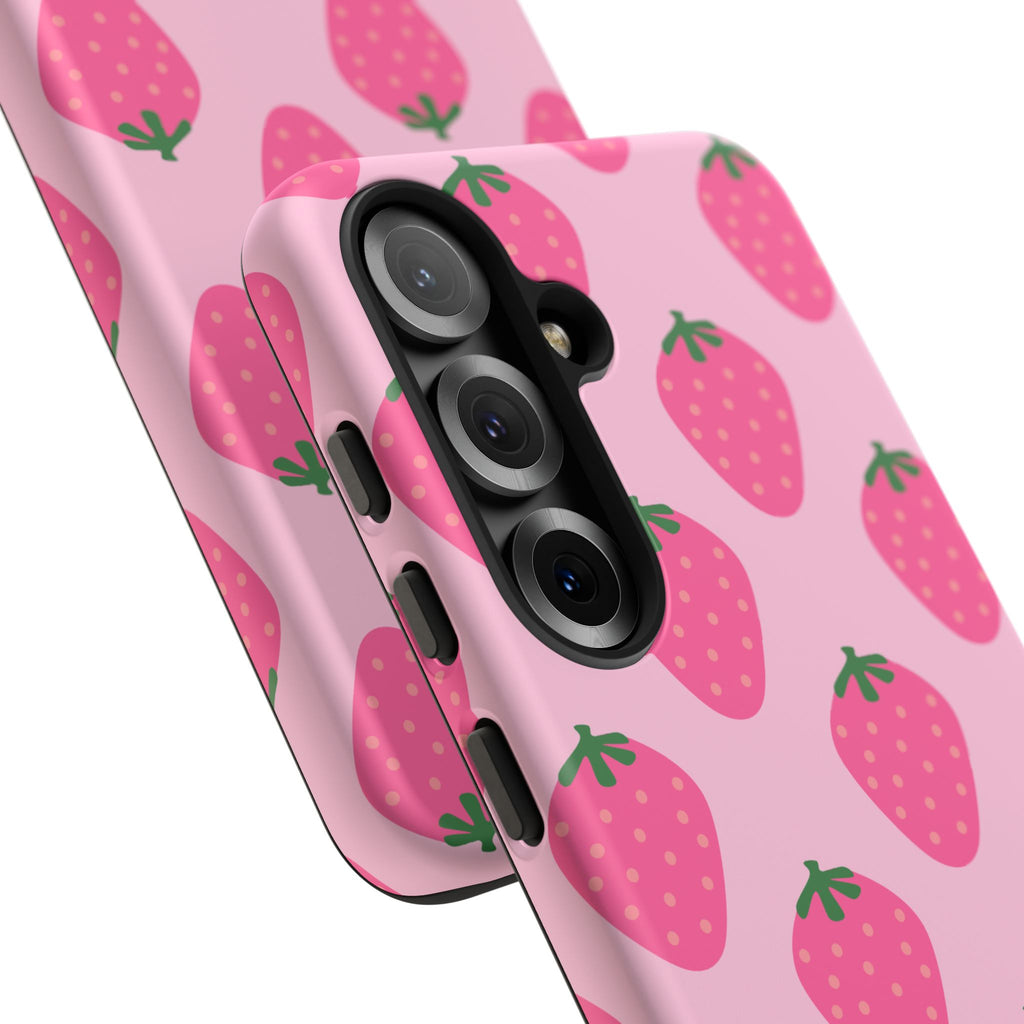 Pink Strawberry Phone Case