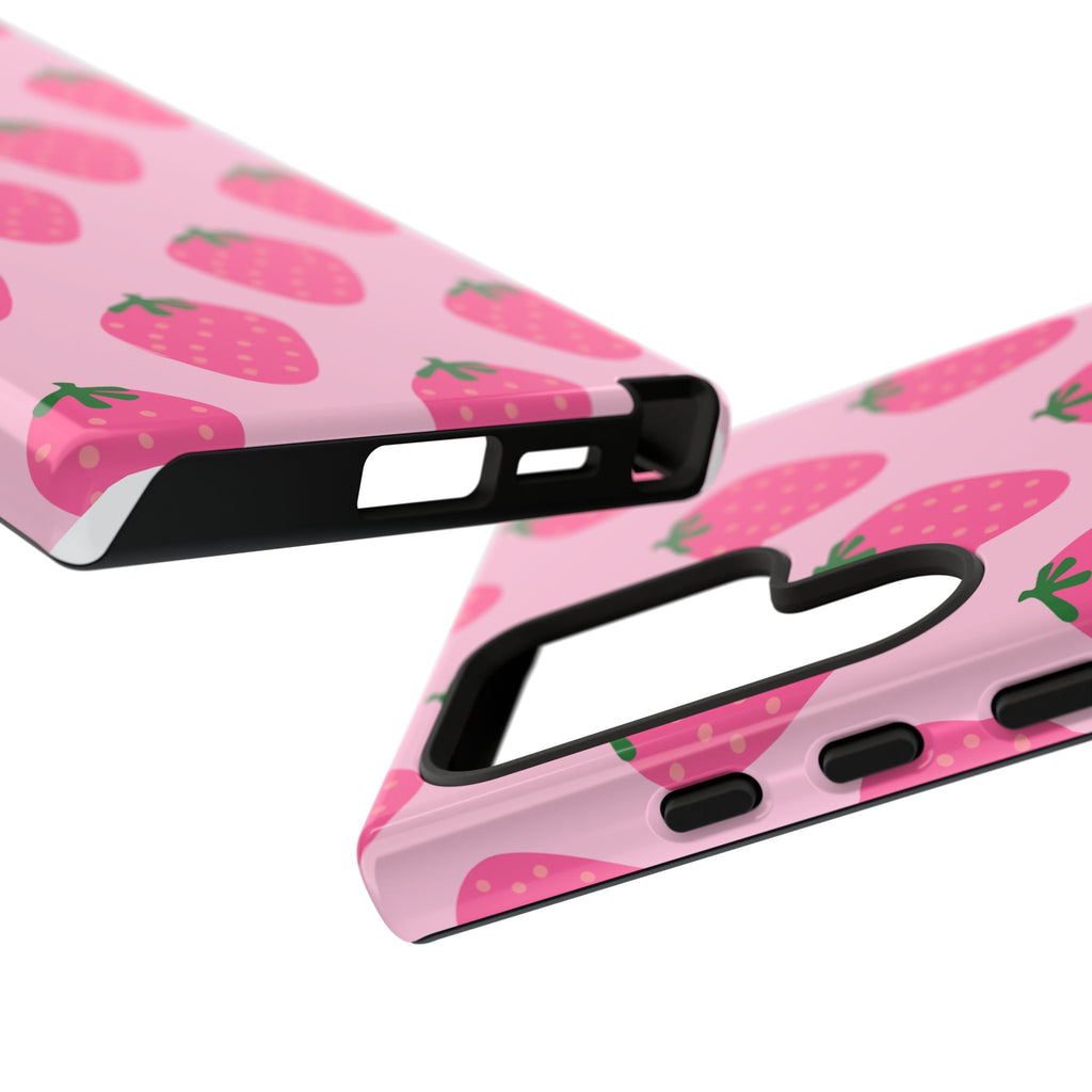 Pink Strawberry Phone Case