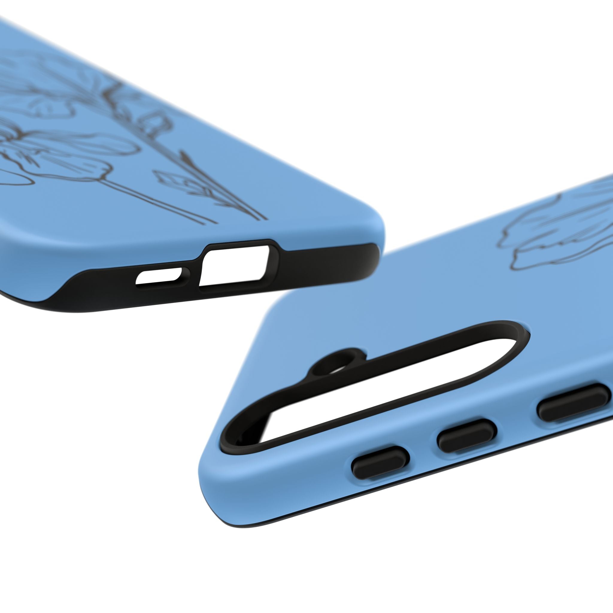 Blue Floral Phone Case