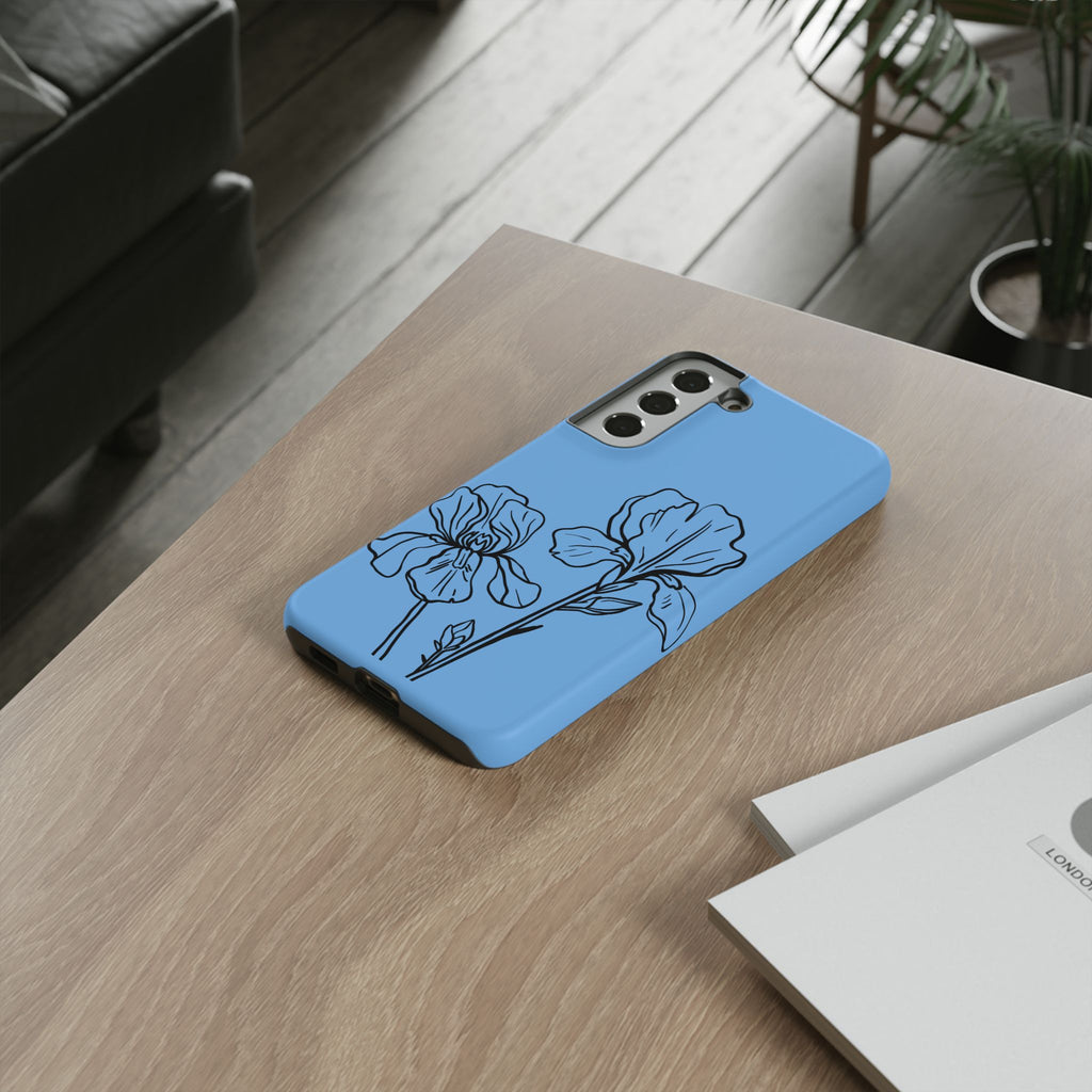 Blue Floral Phone Case