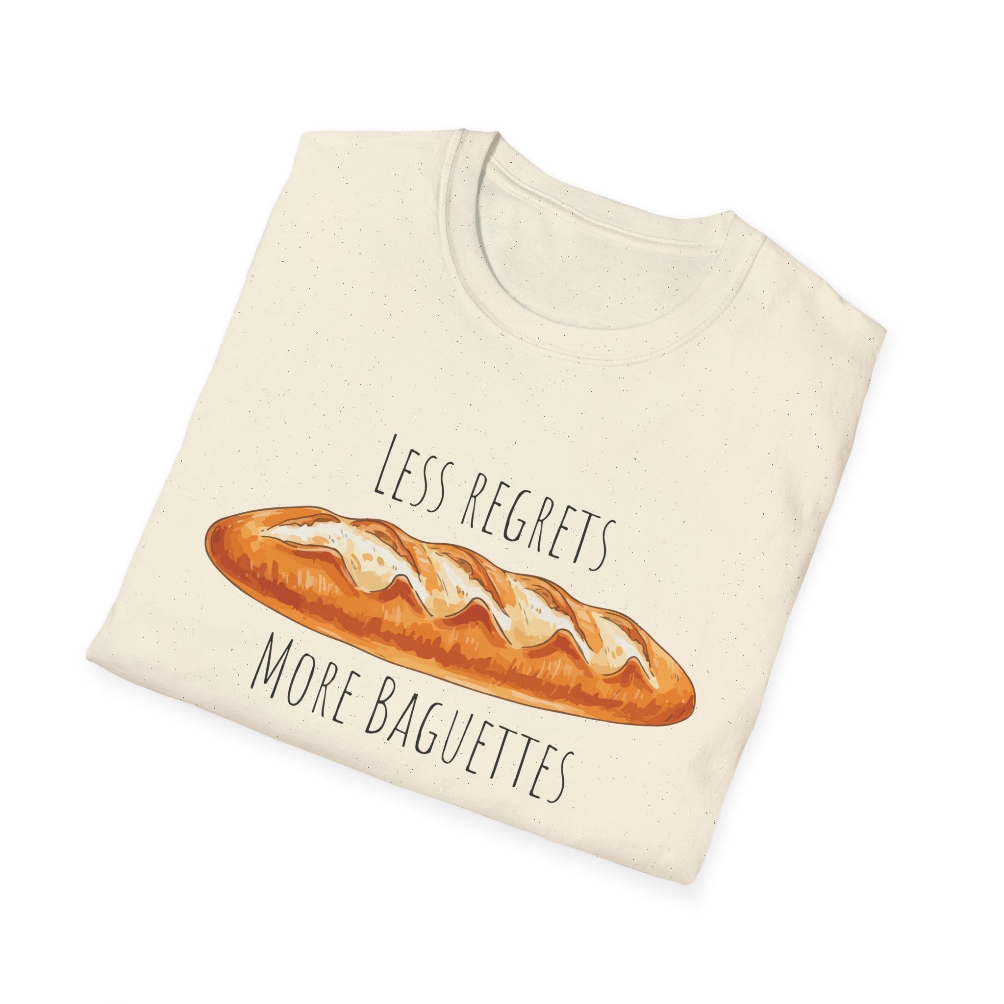 Less Regrets More Baguettes T-Shirt
