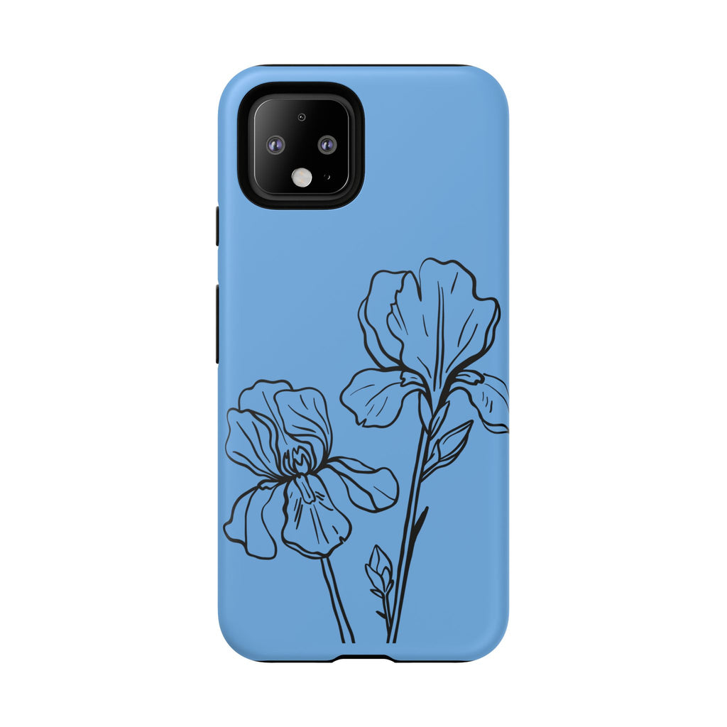 Blue Floral Phone Case