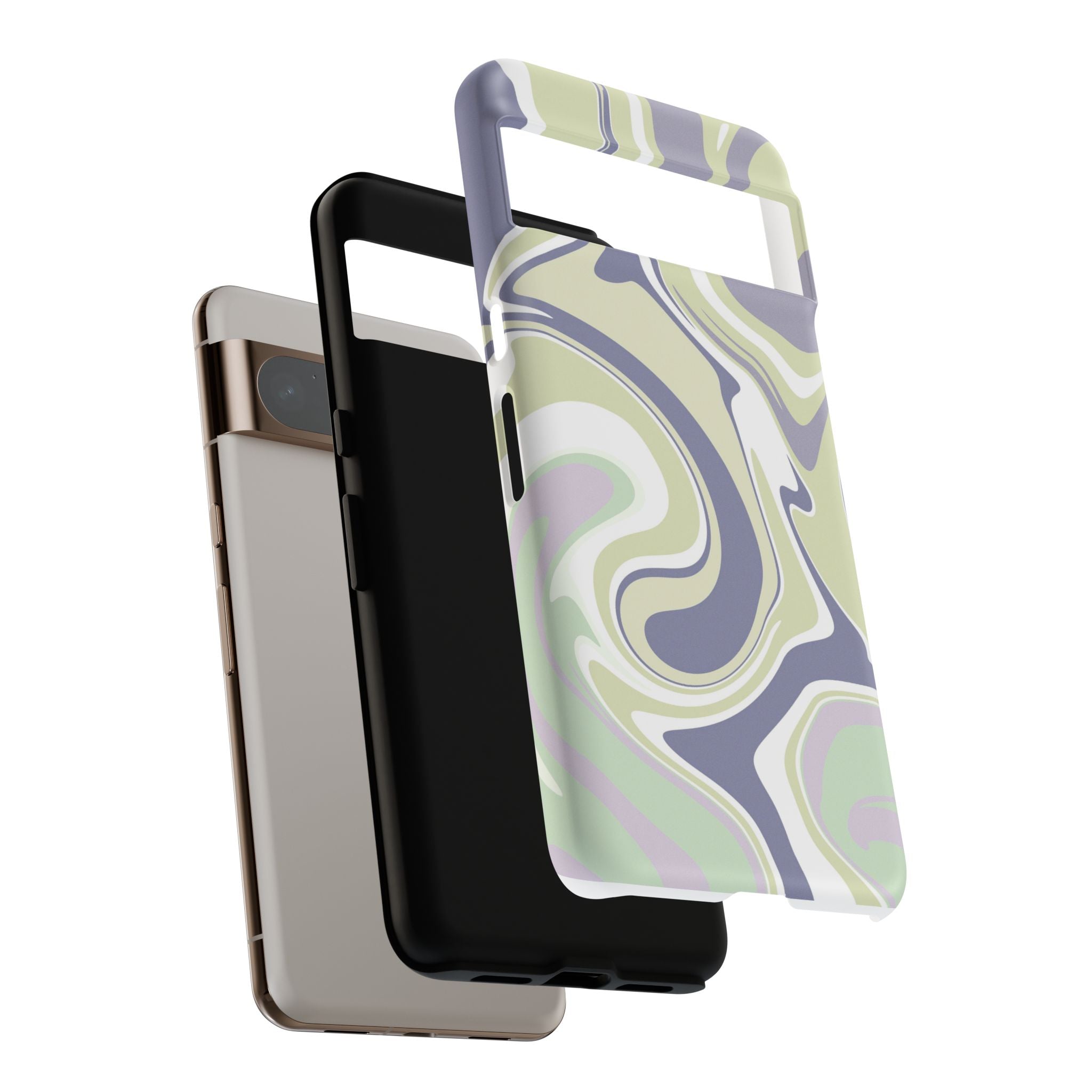Swirl Marble Paint Phone Case