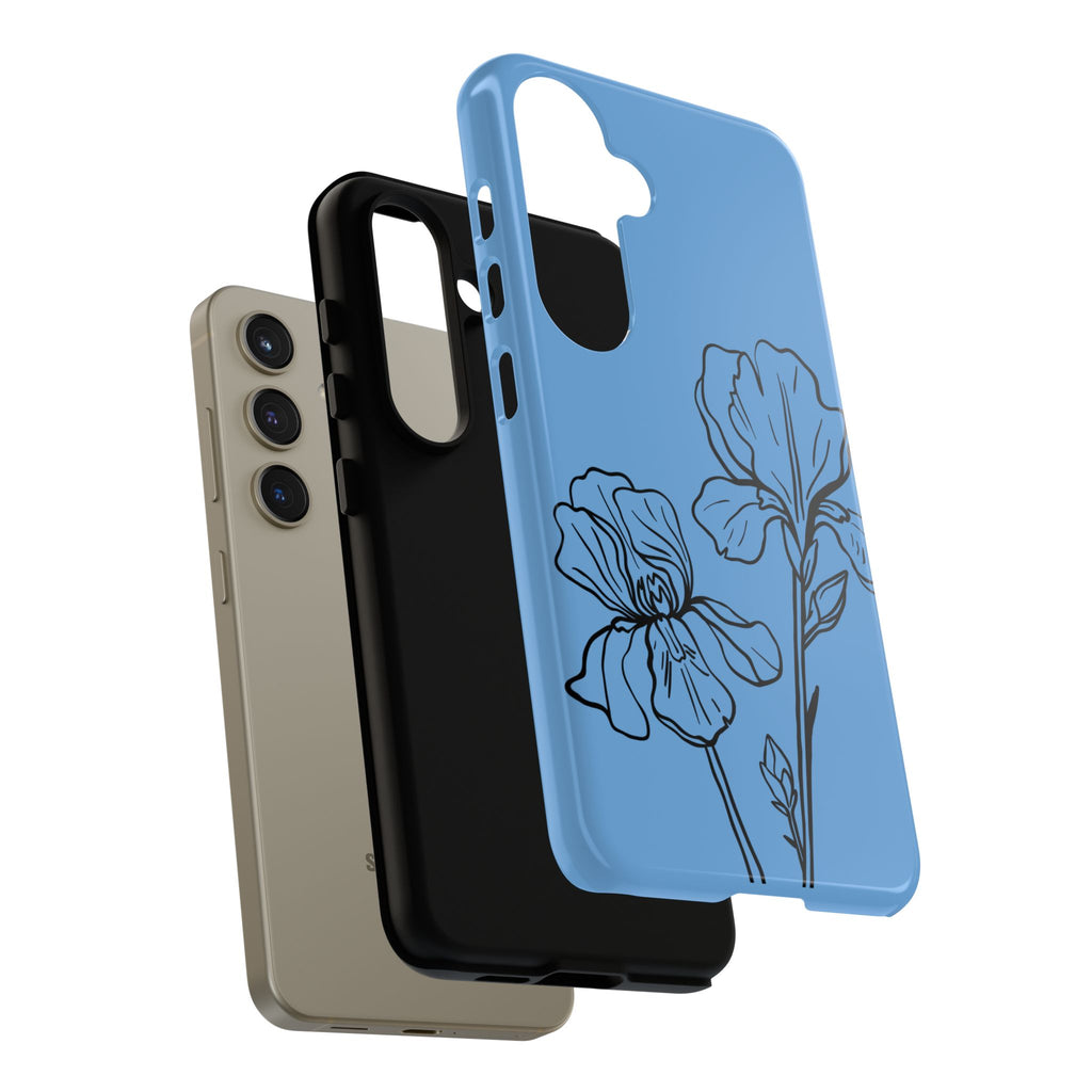 Blue Floral Phone Case