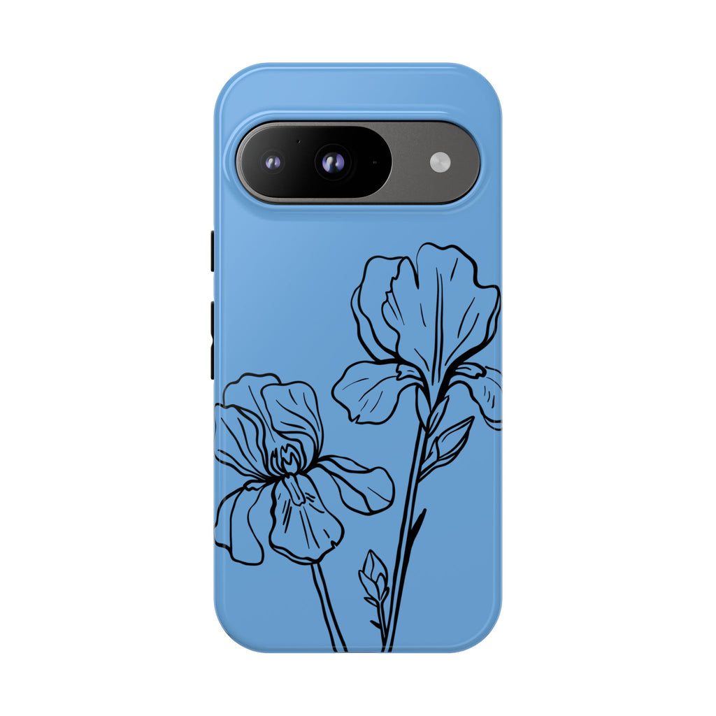 Blue Floral Phone Case