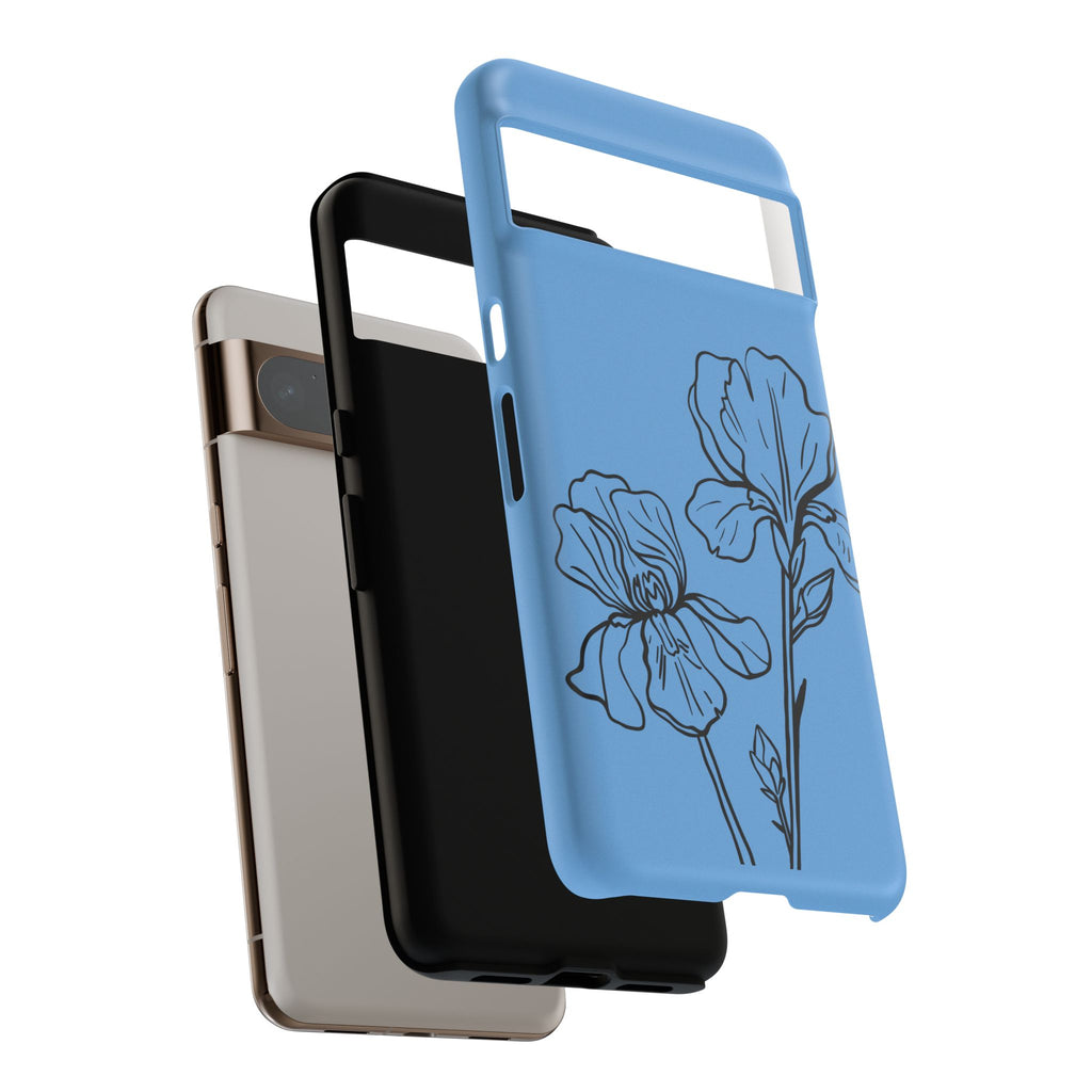 Blue Floral Phone Case
