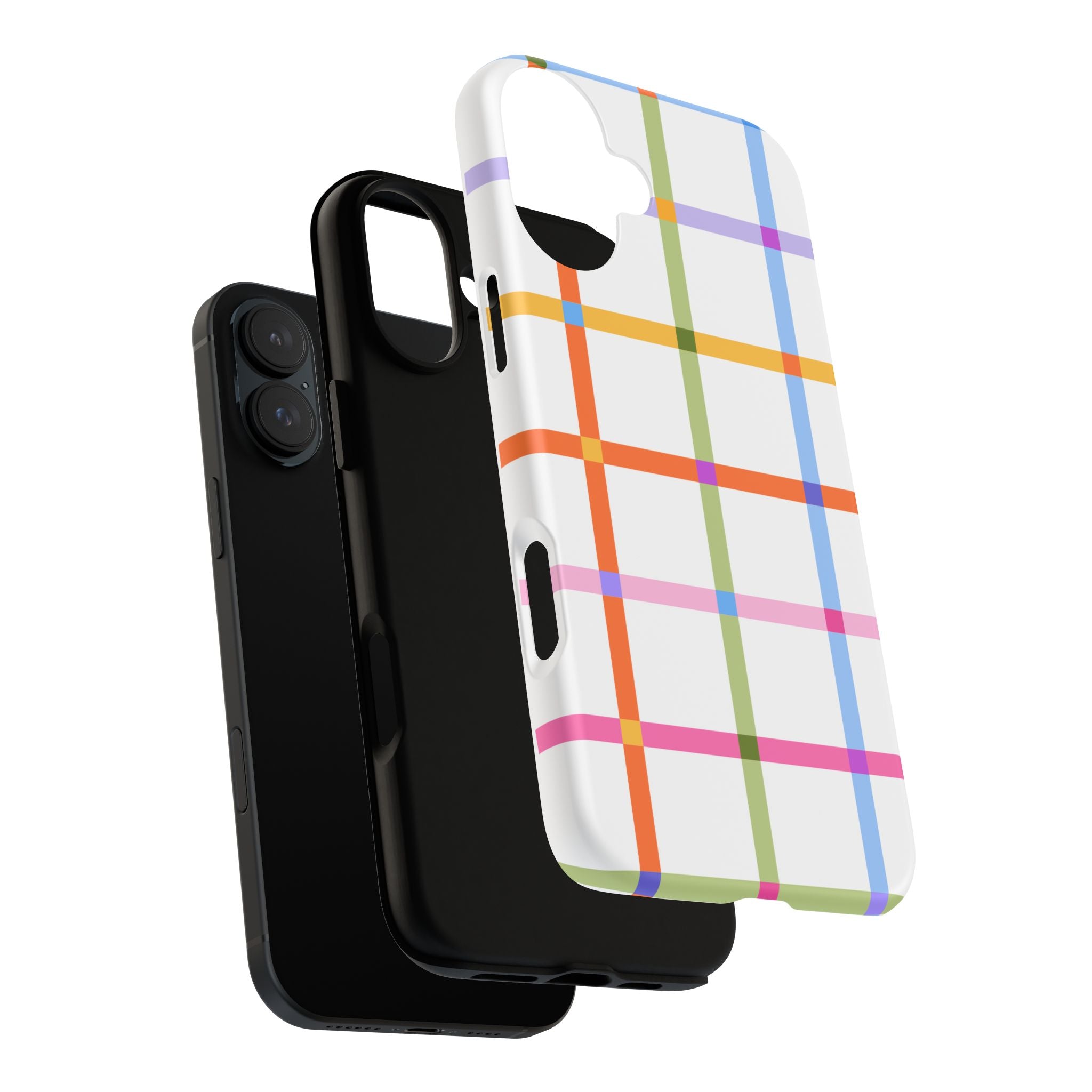 Colorful Plaid Tough Phone Case