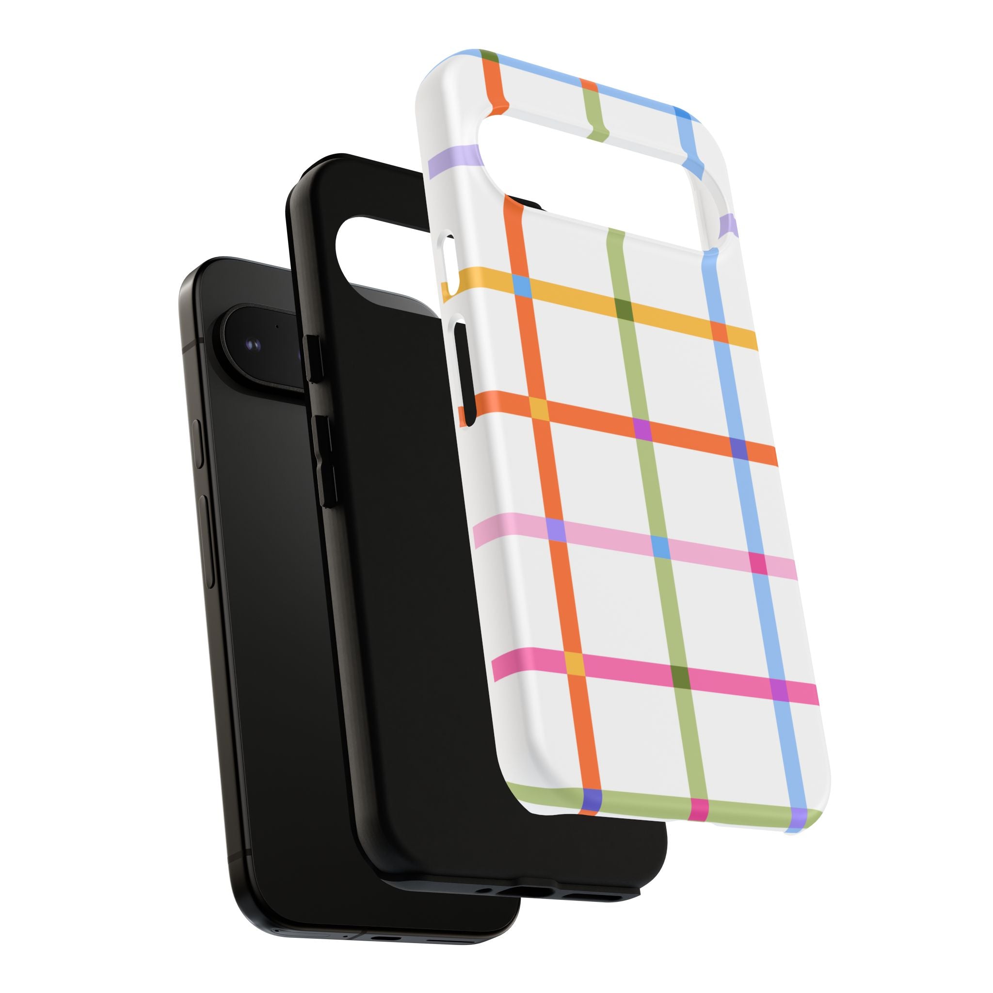 Colorful Plaid Tough Phone Case