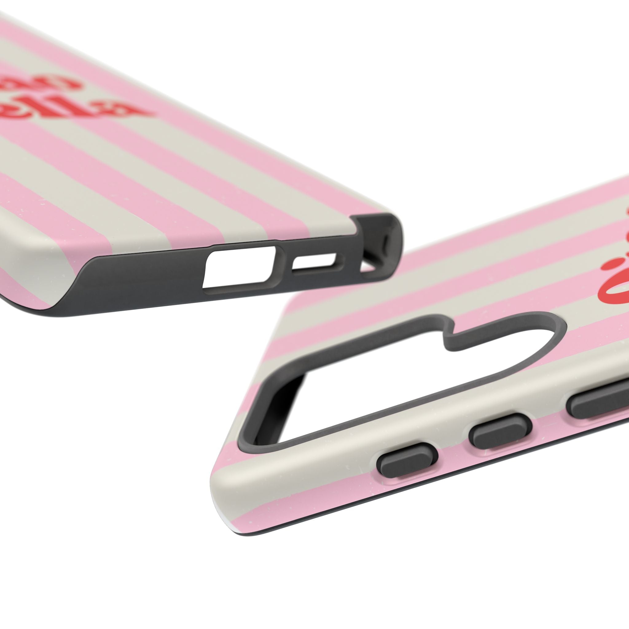 Pink Stripe Ciao Bella Phone Case
