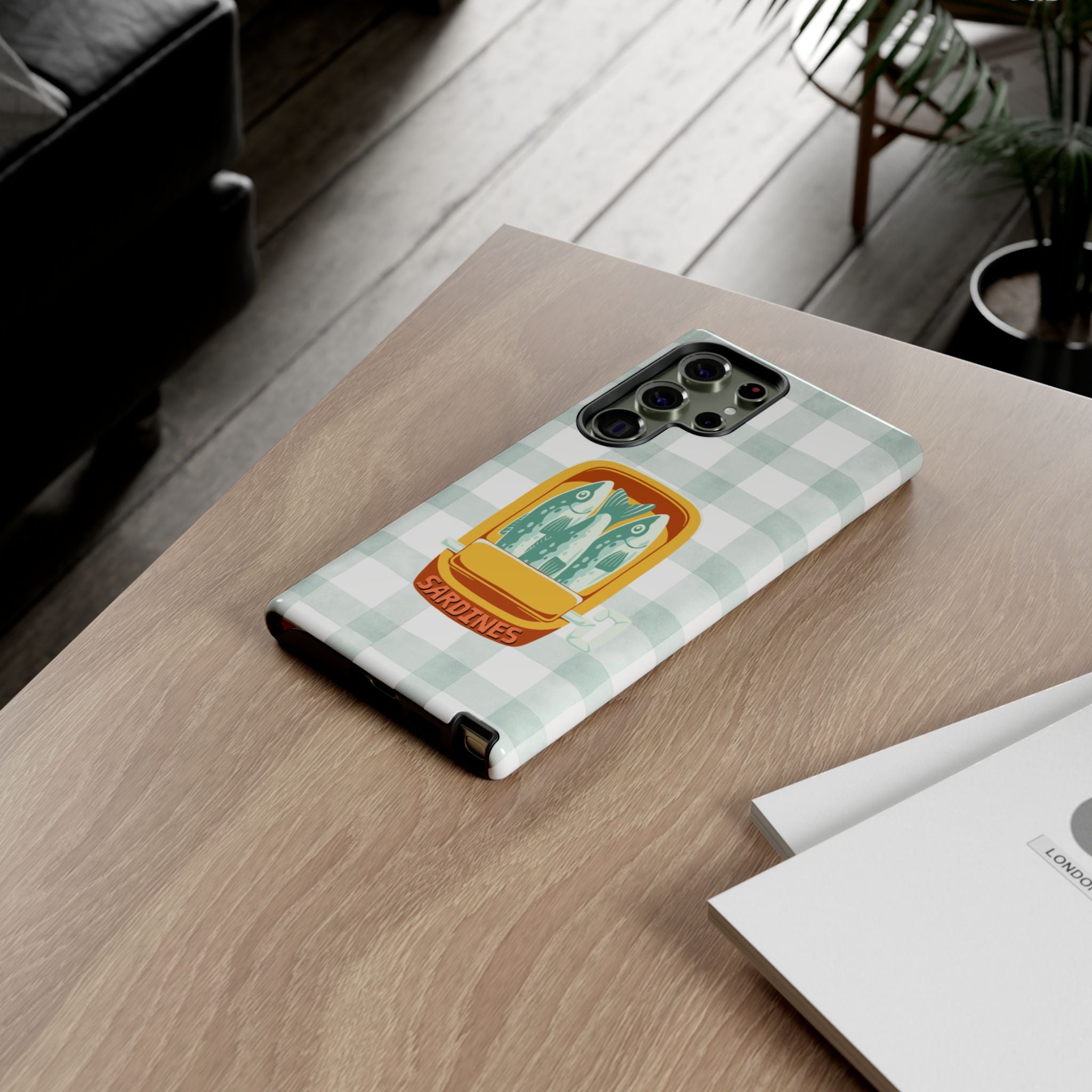 Sardines Plaid Phone Case