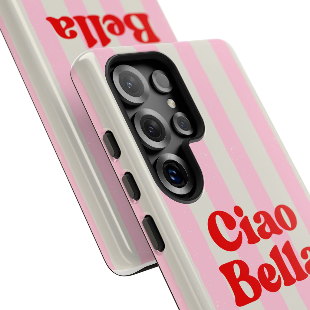 Pink Stripe Ciao Bella Phone Case