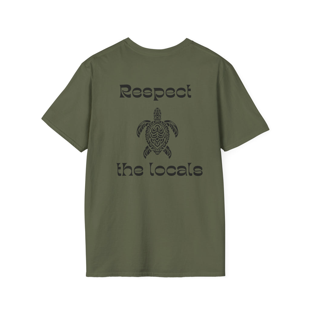 Ocean-Inspired Respect the Locals T-Shirt