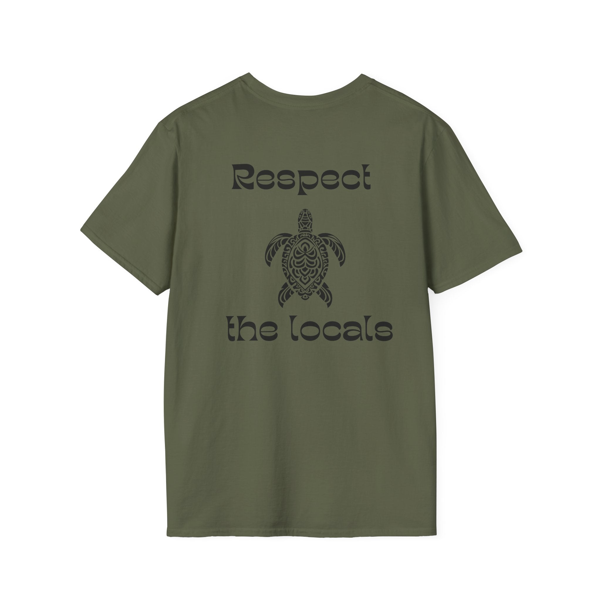 Ocean-Inspired Respect the Locals T-Shirt