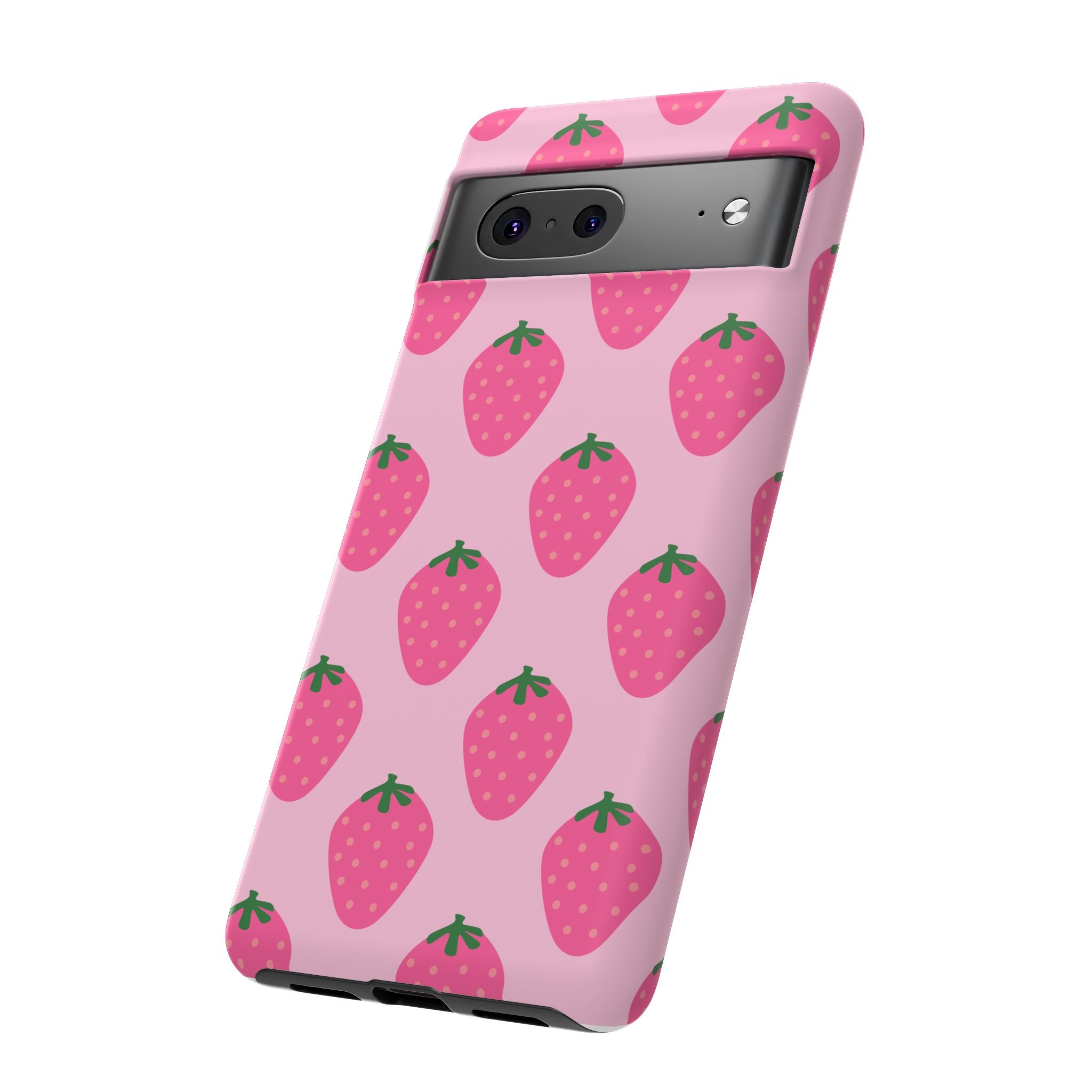 Pink Strawberry Phone Case