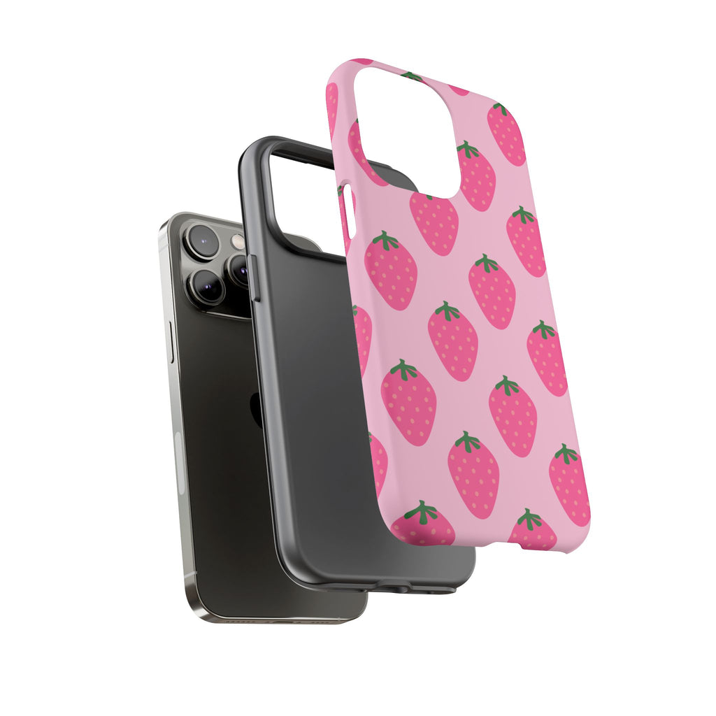 Pink Strawberry Phone Case