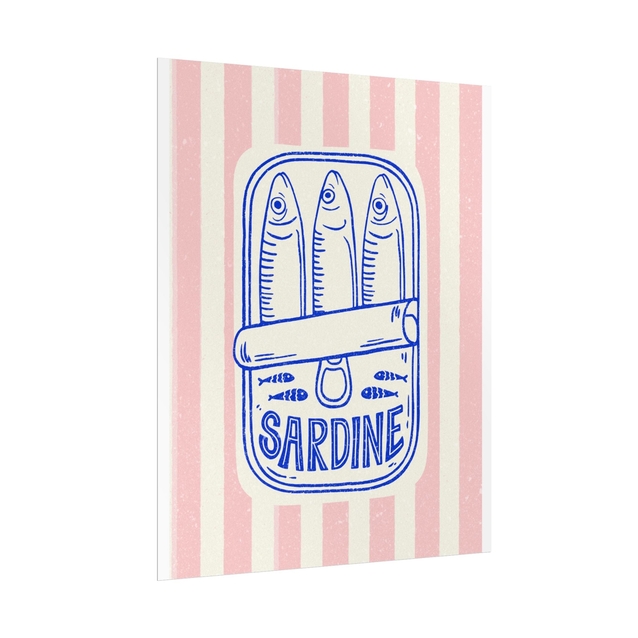 Chic Sardine Rolled Posters for Home Decor