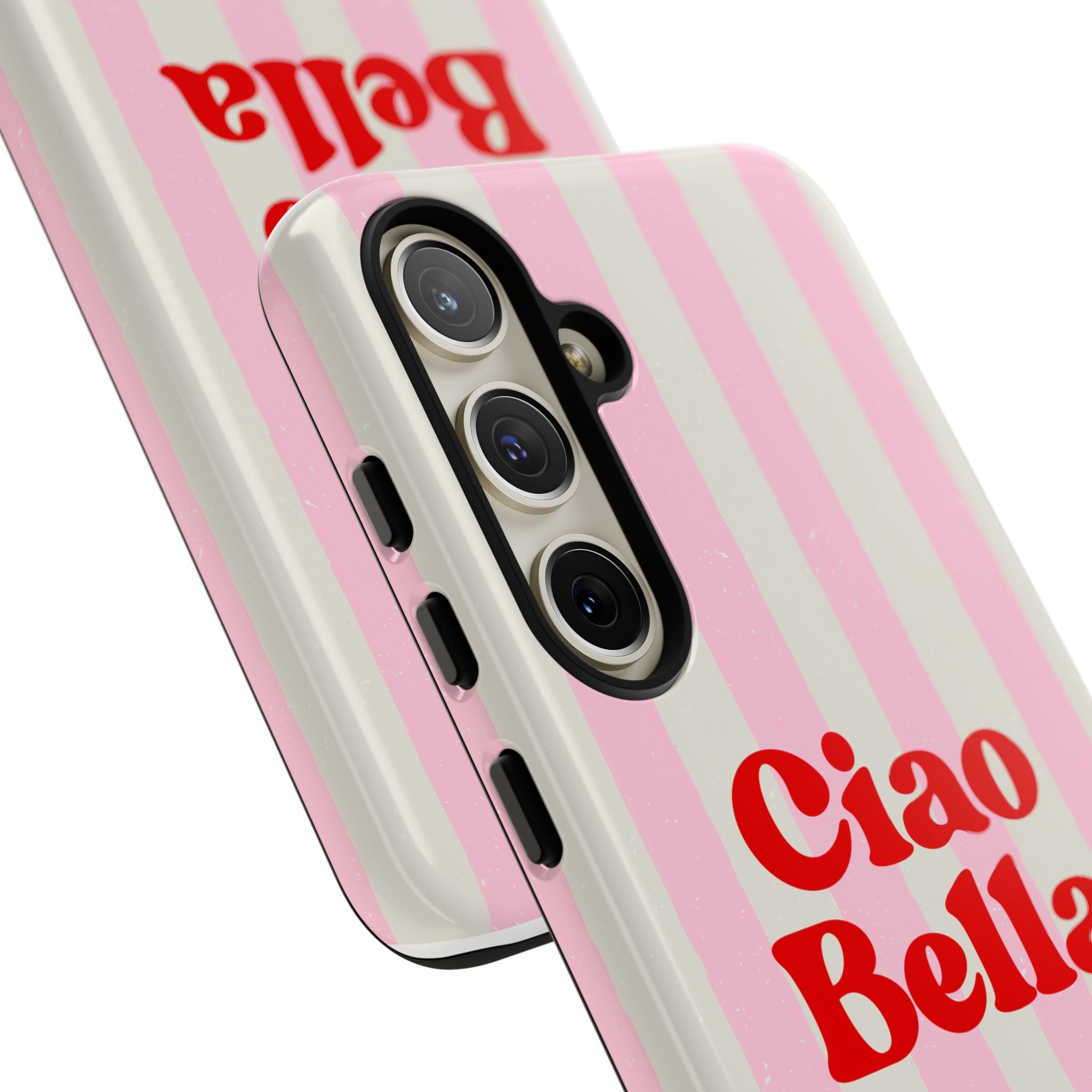 Pink Stripe Ciao Bella Phone Case