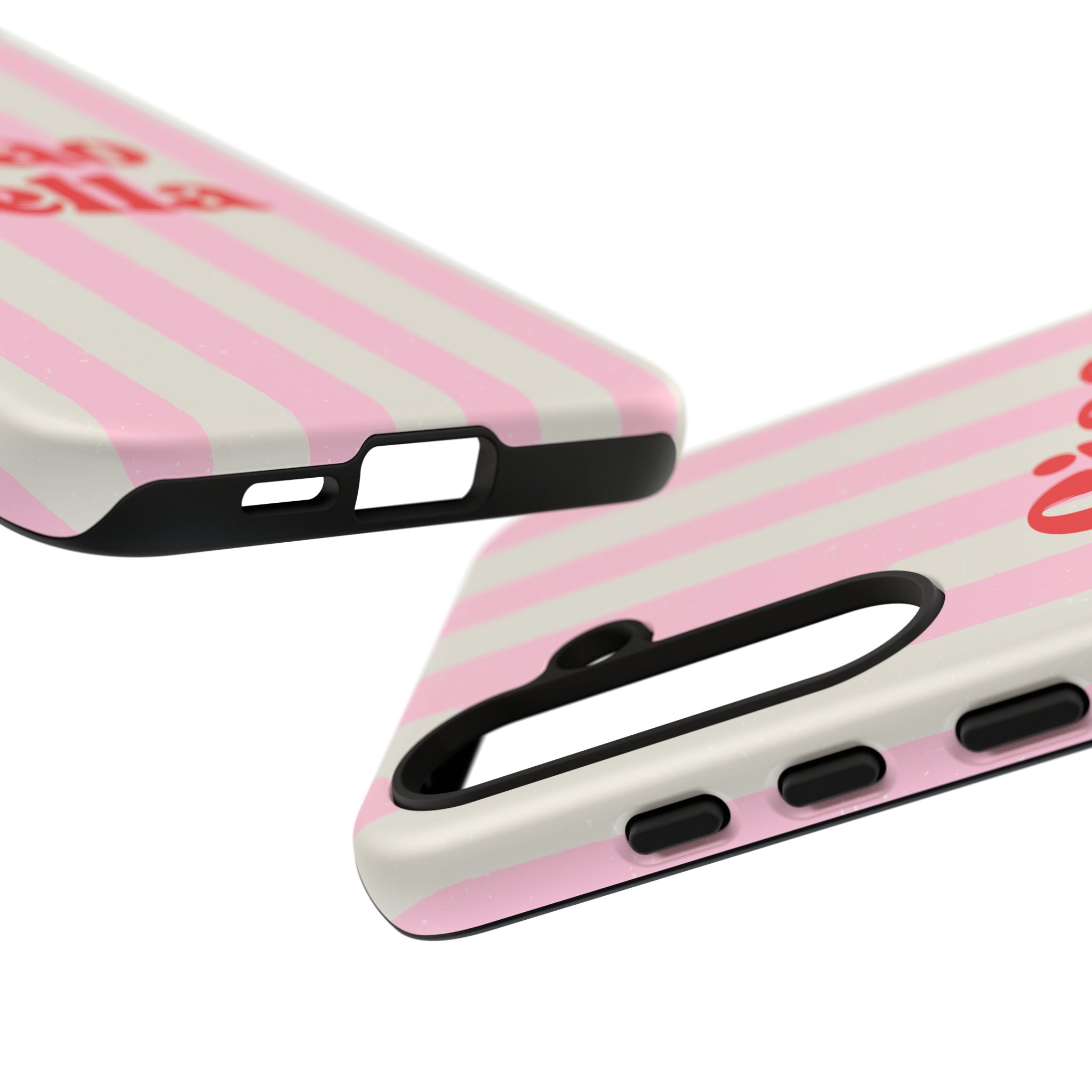Pink Stripe Ciao Bella Phone Case