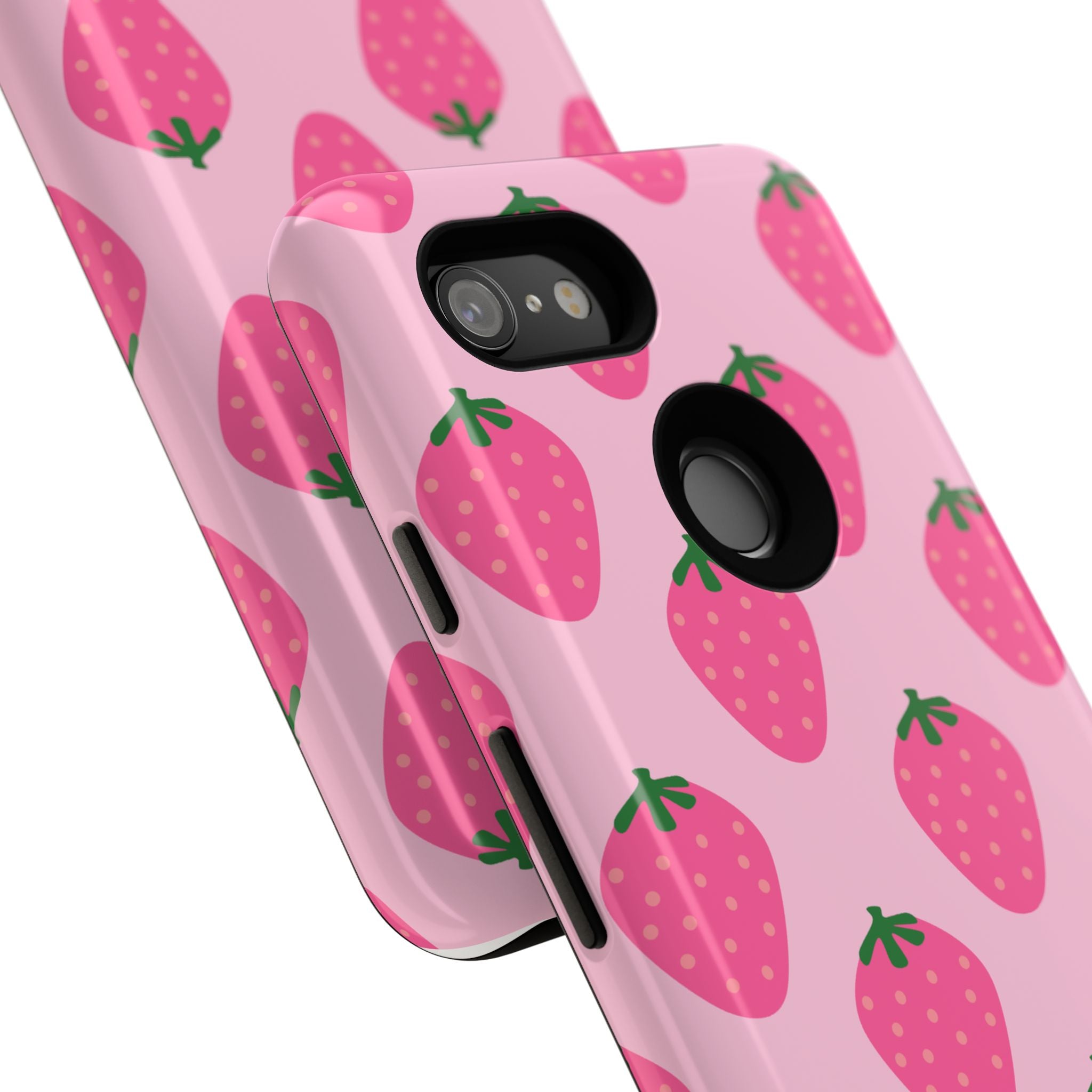 Pink Strawberry Phone Case