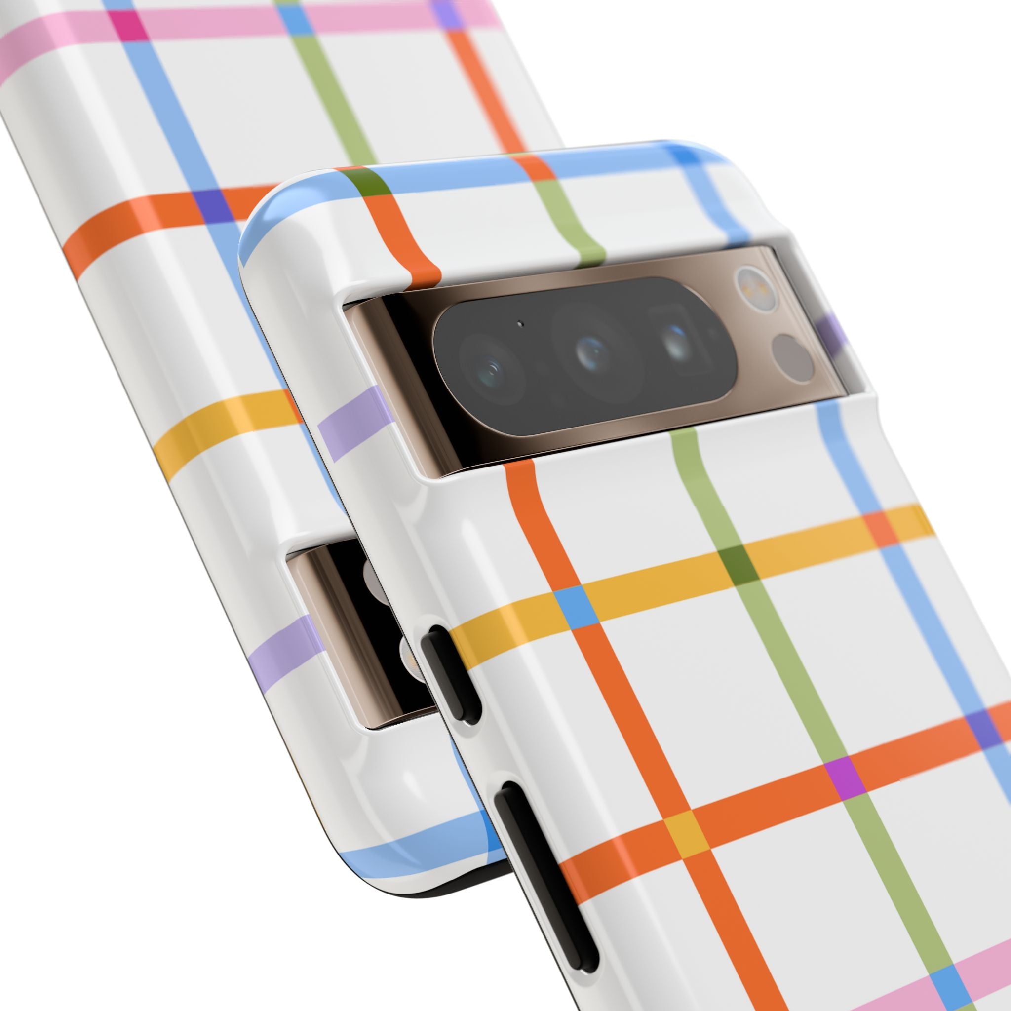 Colorful Plaid Tough Phone Case