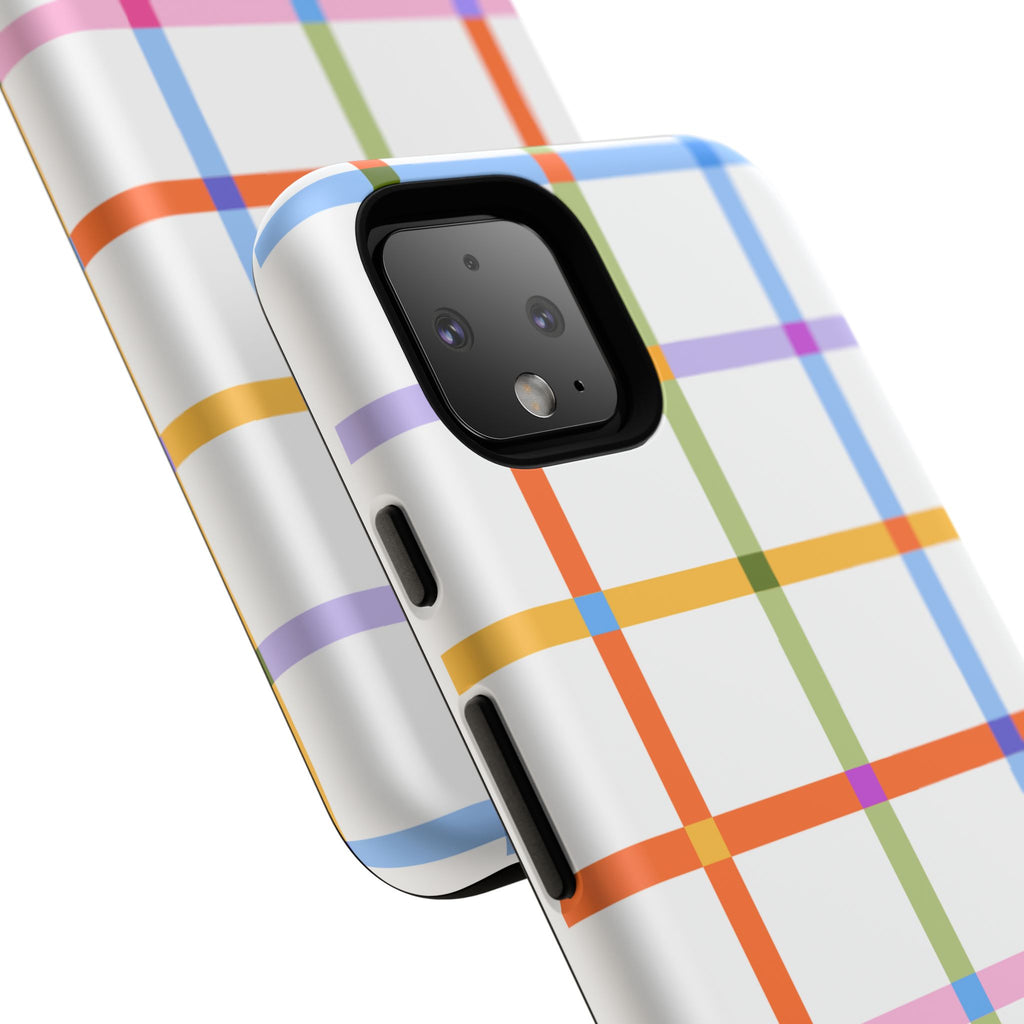 Colorful Plaid Tough Phone Case