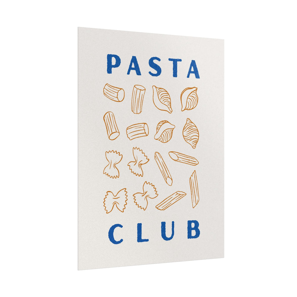 Pasta Club Rolled Poster