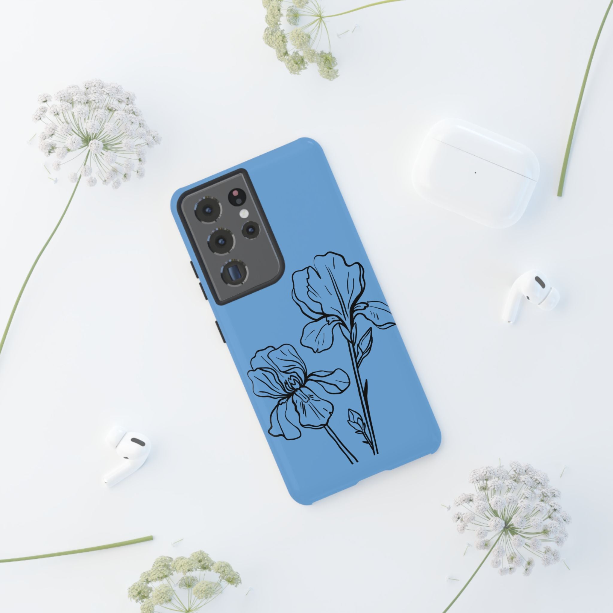 Blue Floral Phone Case