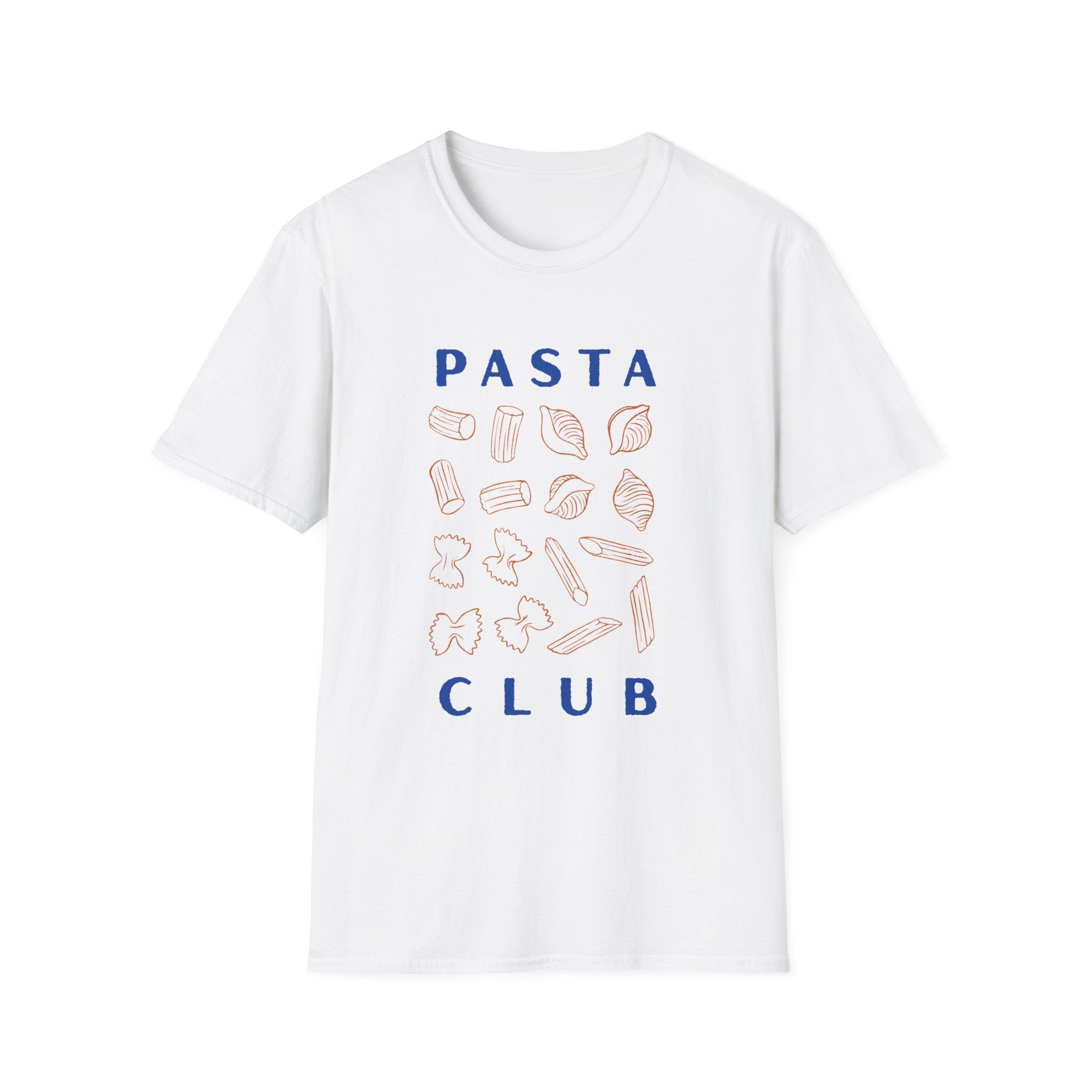 Pasta Club Front Design T Shirt
