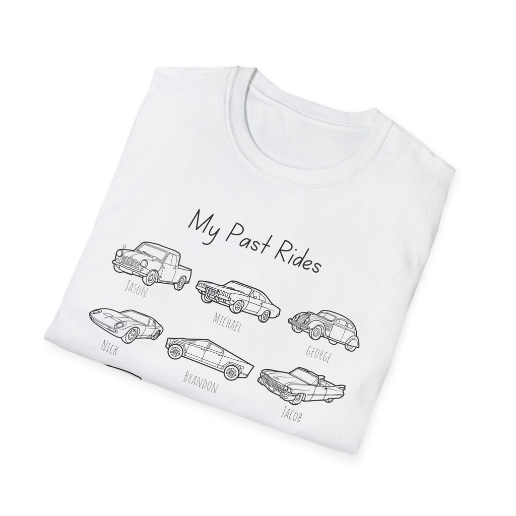 My Past Rides Car Sketches Tee