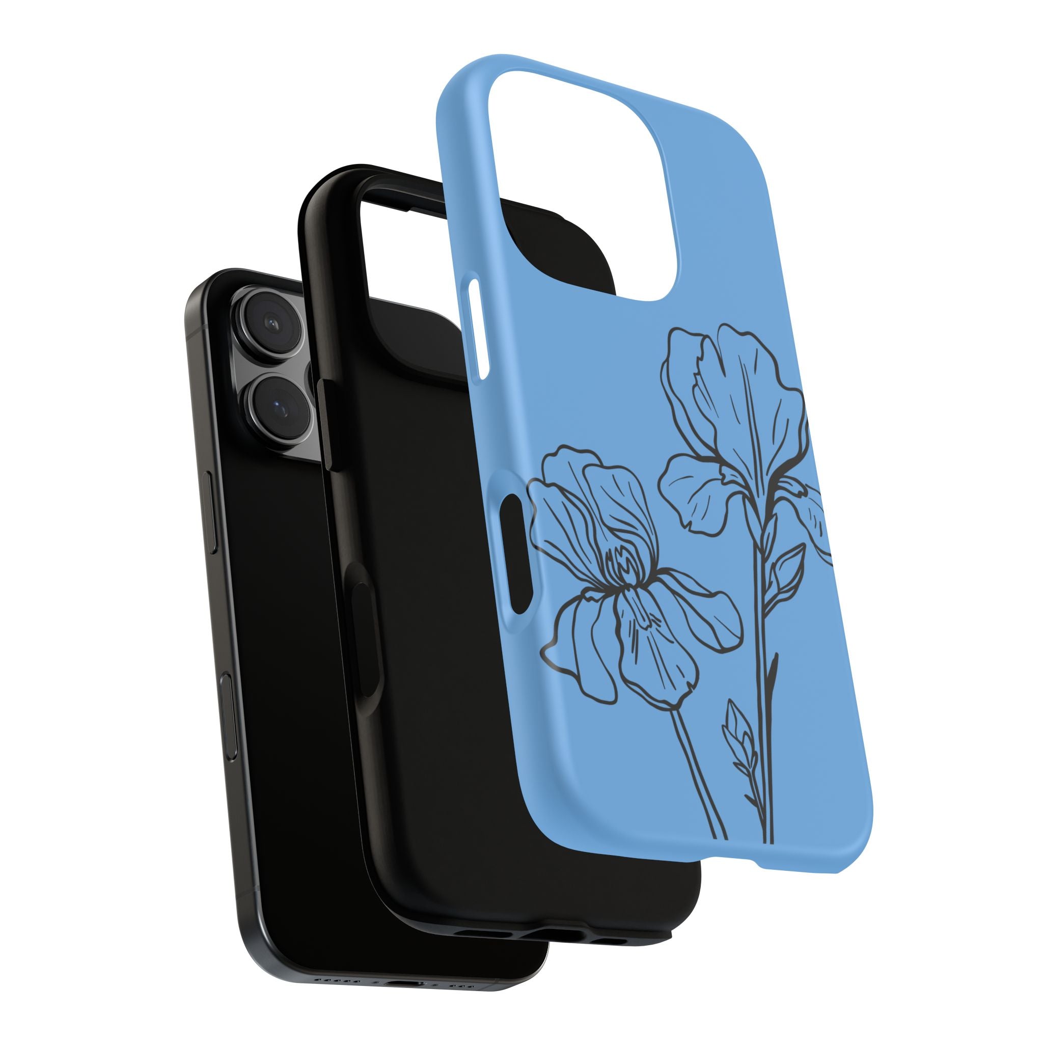 Blue Floral Phone Case