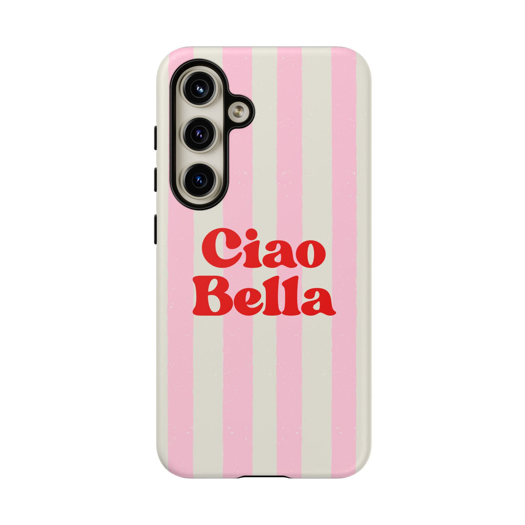 Pink Stripe Ciao Bella Phone Case