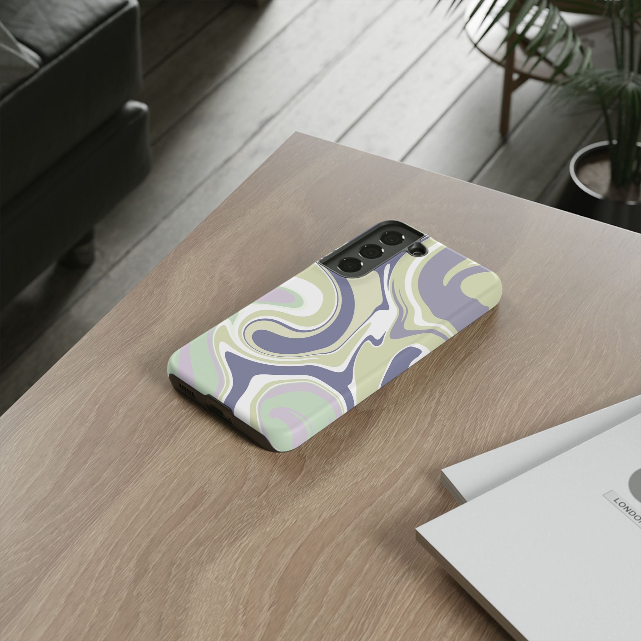 Swirl Marble Paint Phone Case