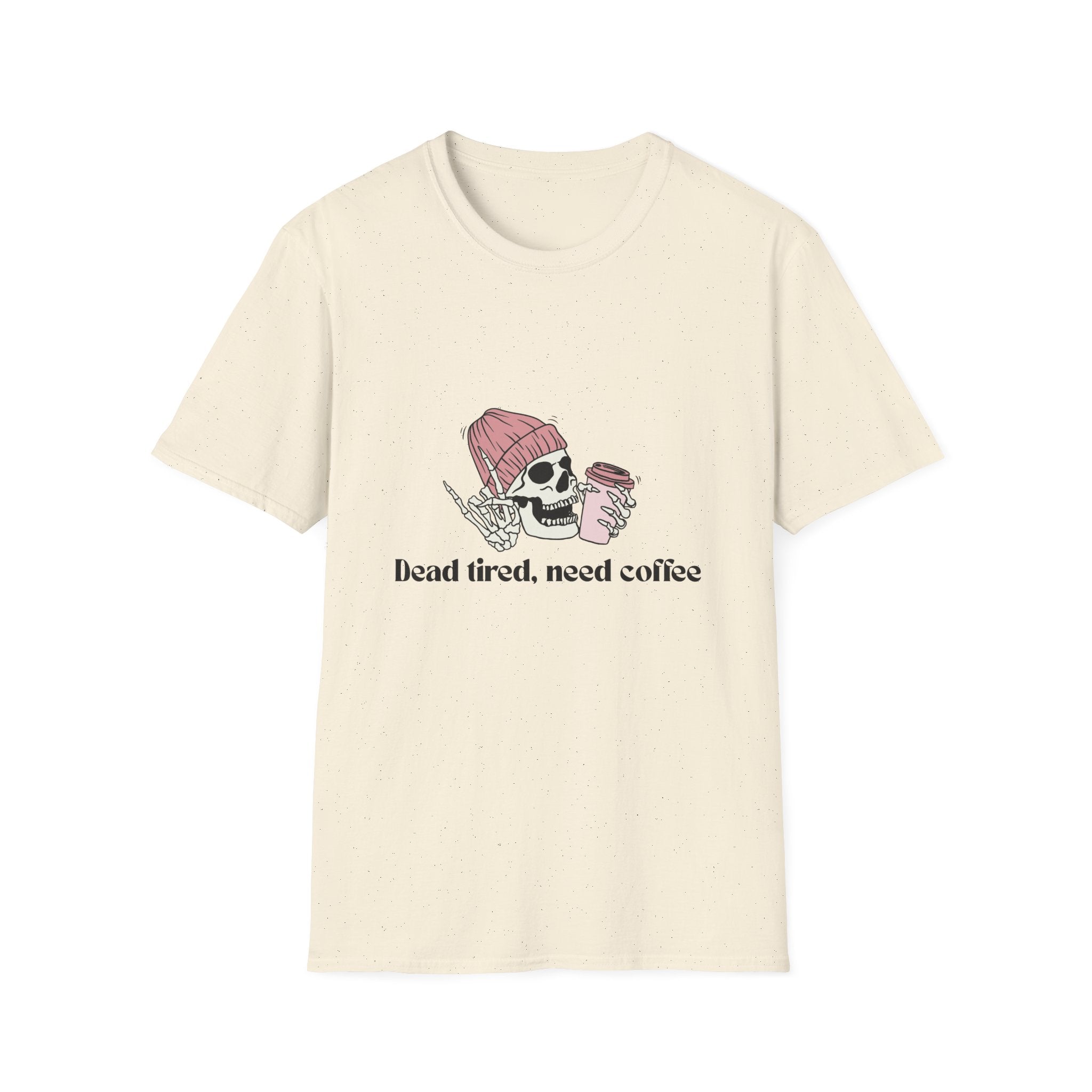 Coffee Lover's Skull T-Shirt, Unisex Graphic Tee