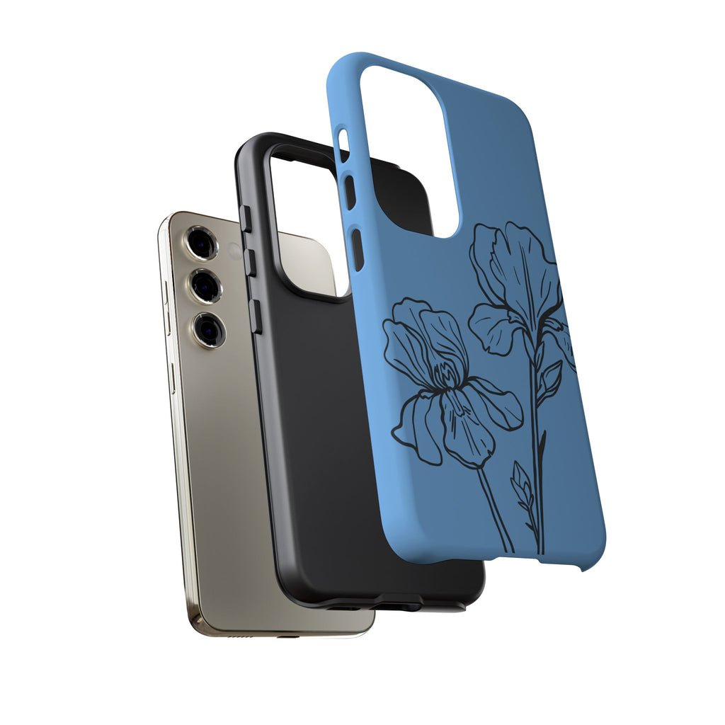 Blue Floral Phone Case