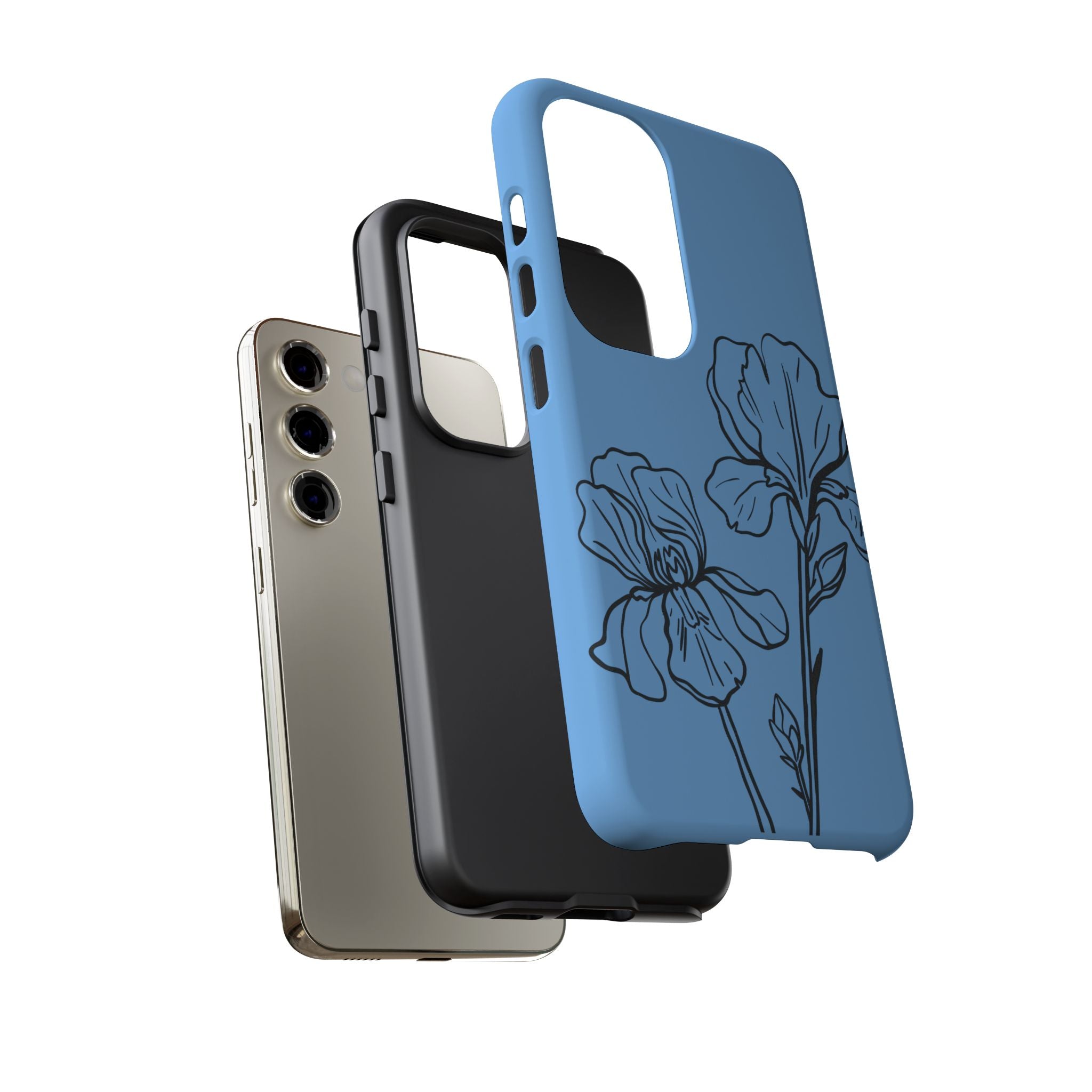 Blue Floral Phone Case