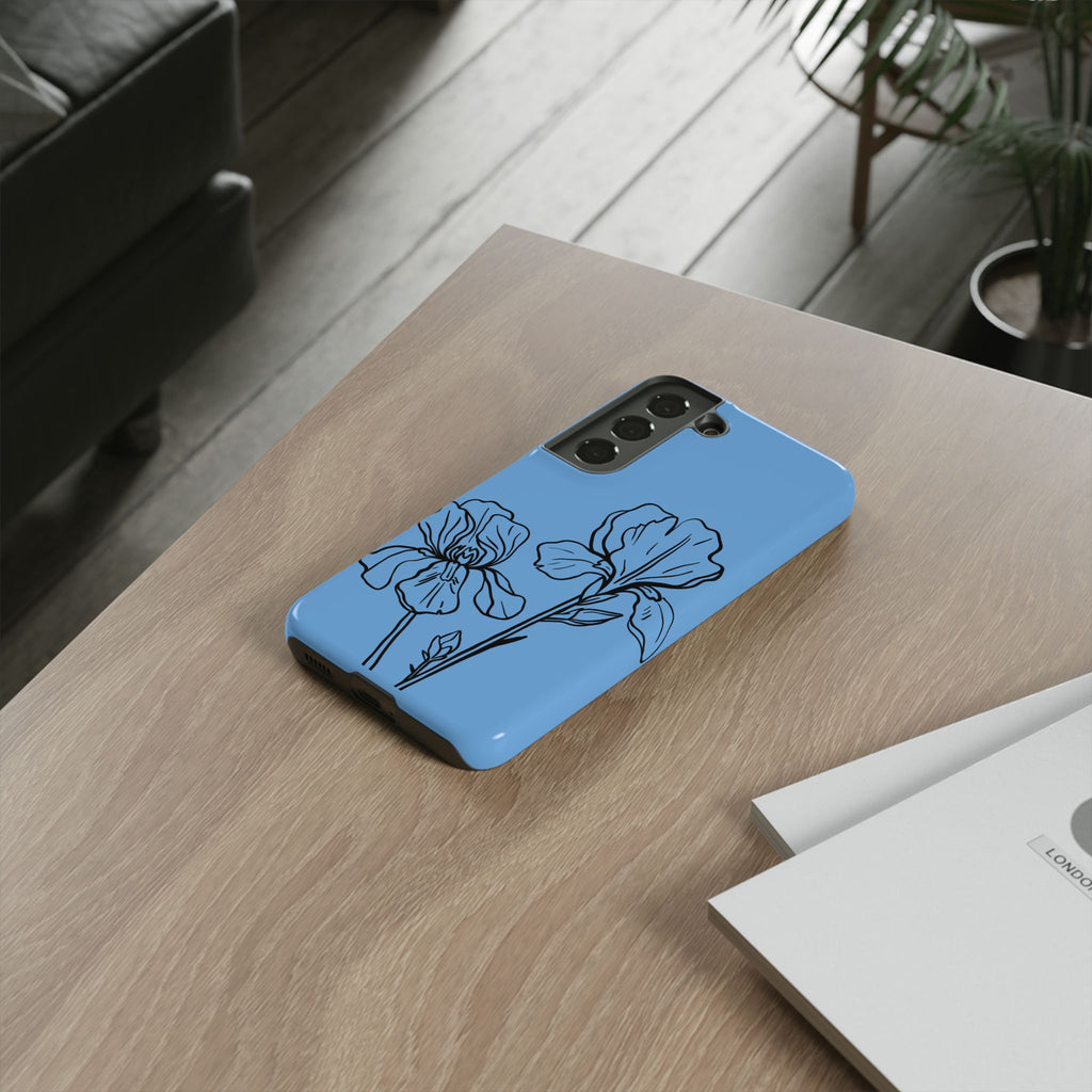 Blue Floral Phone Case