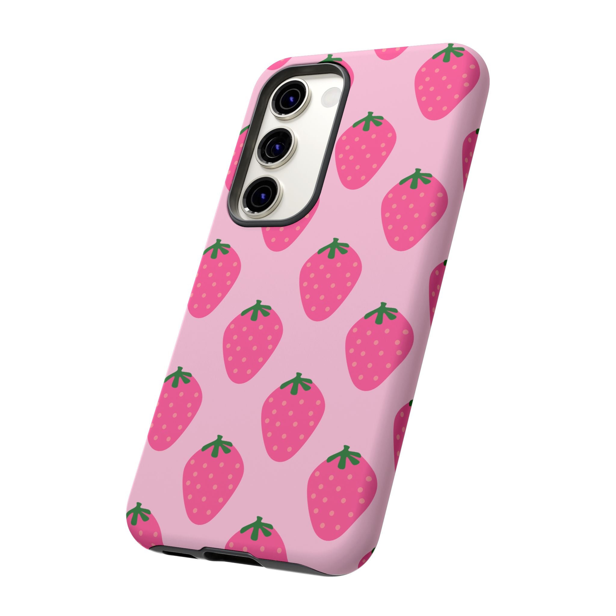 Pink Strawberry Phone Case