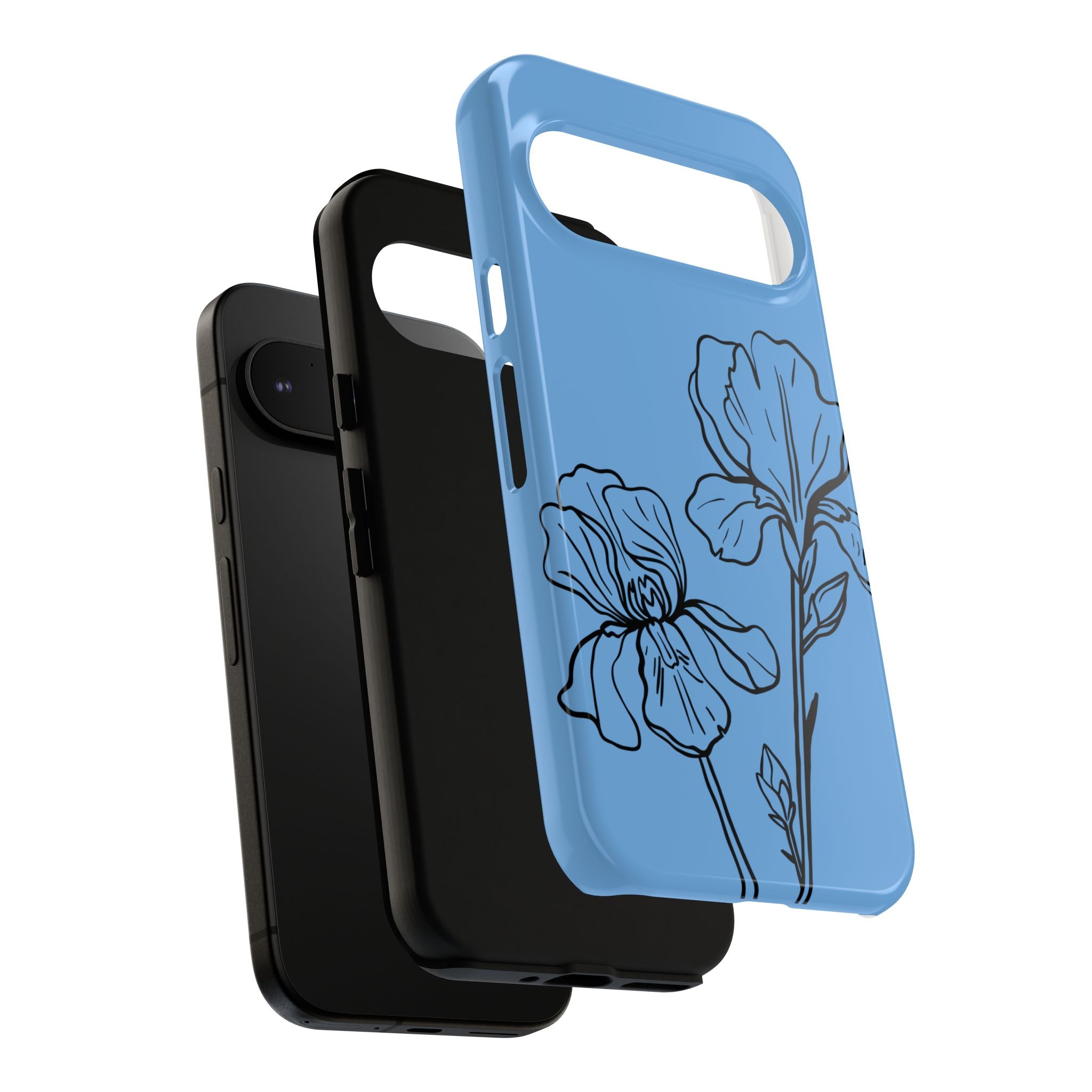 Blue Floral Phone Case