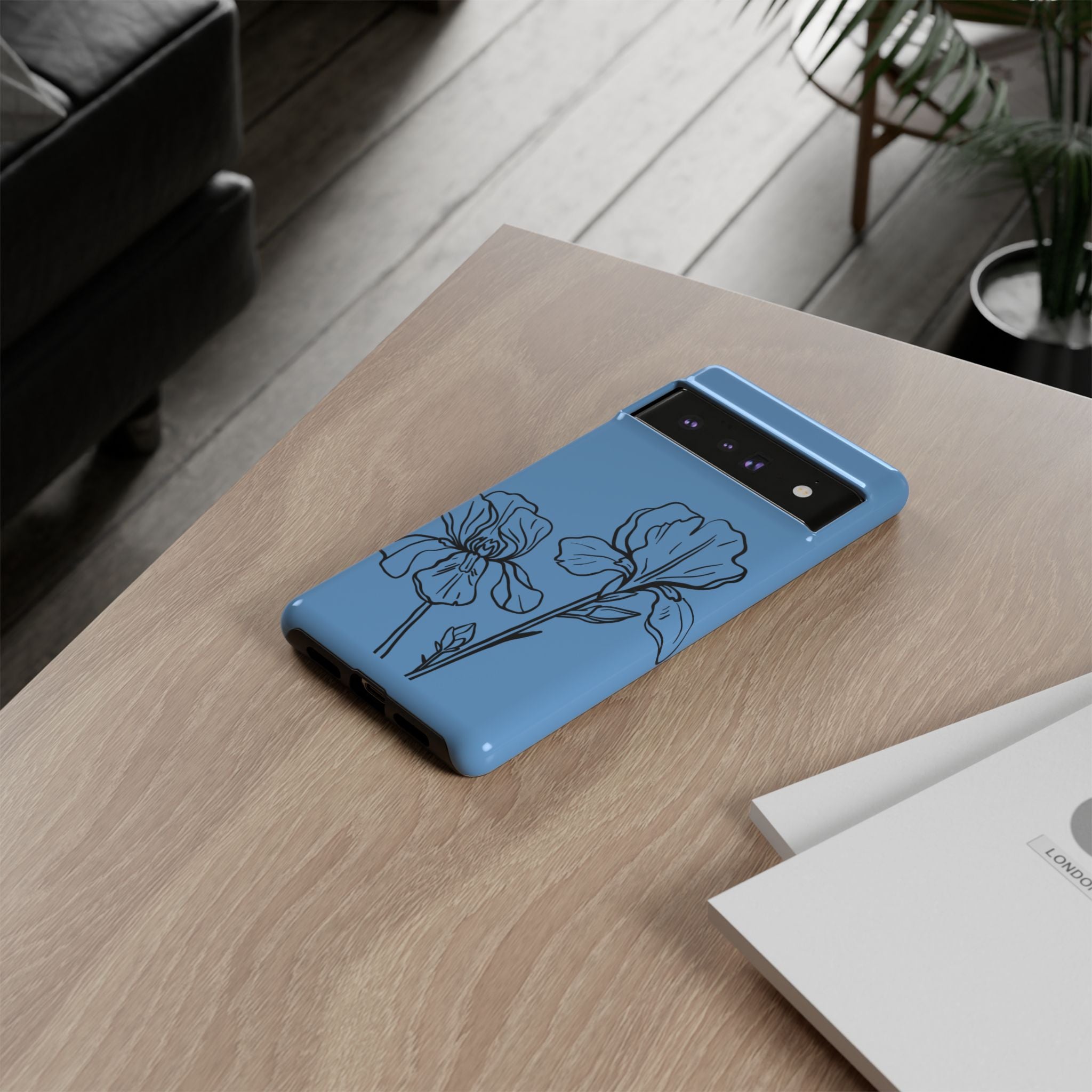 Blue Floral Phone Case
