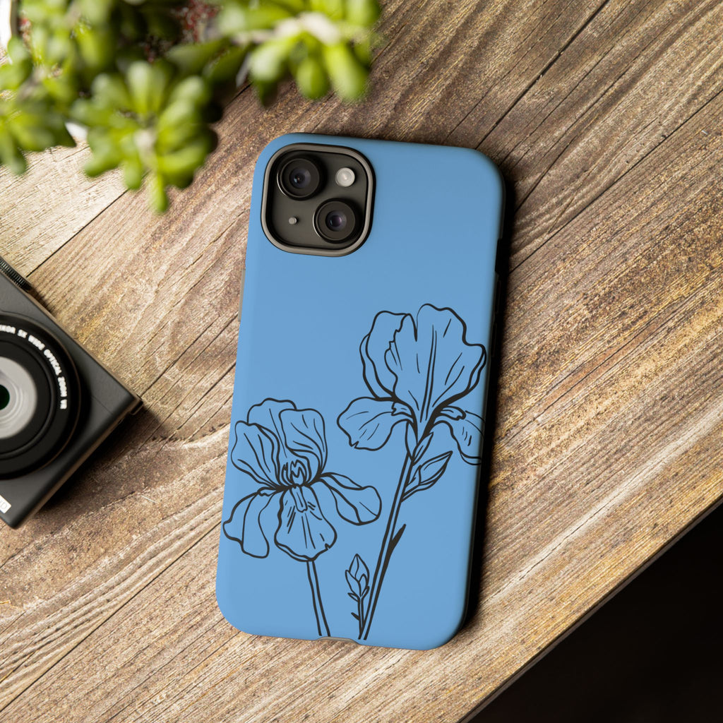 Blue Floral Phone Case