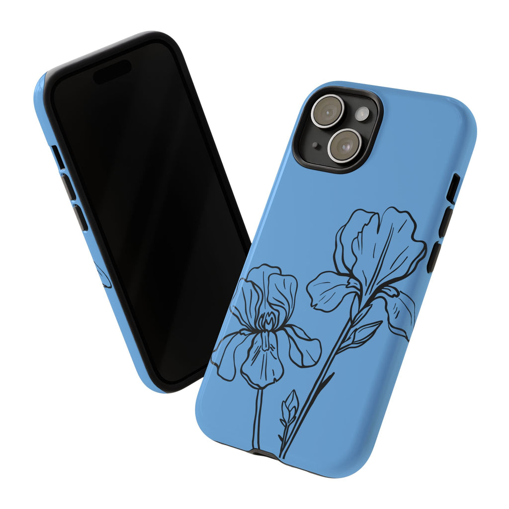 Blue Floral Phone Case
