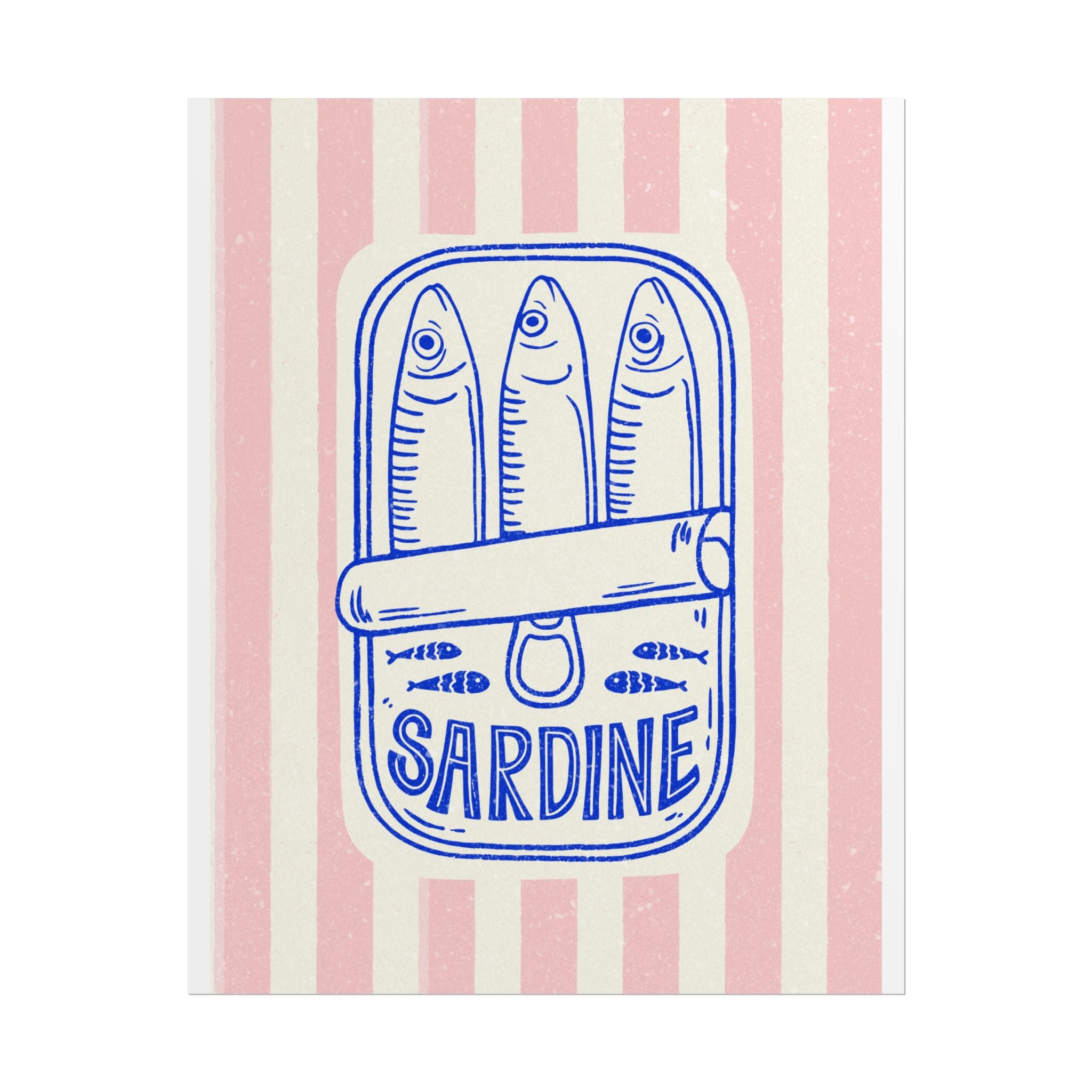 Chic Sardine Rolled Posters for Home Decor