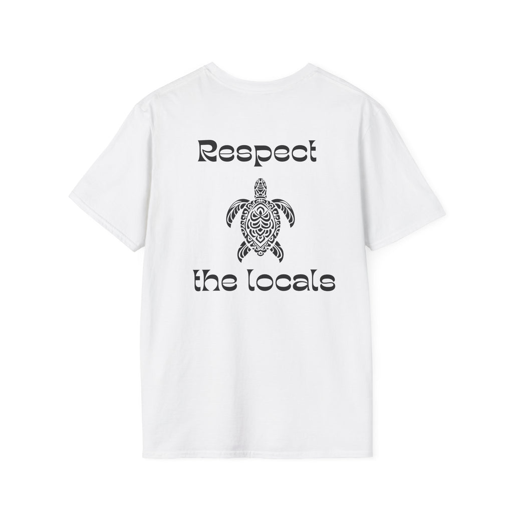 Ocean-Inspired Respect the Locals T-Shirt