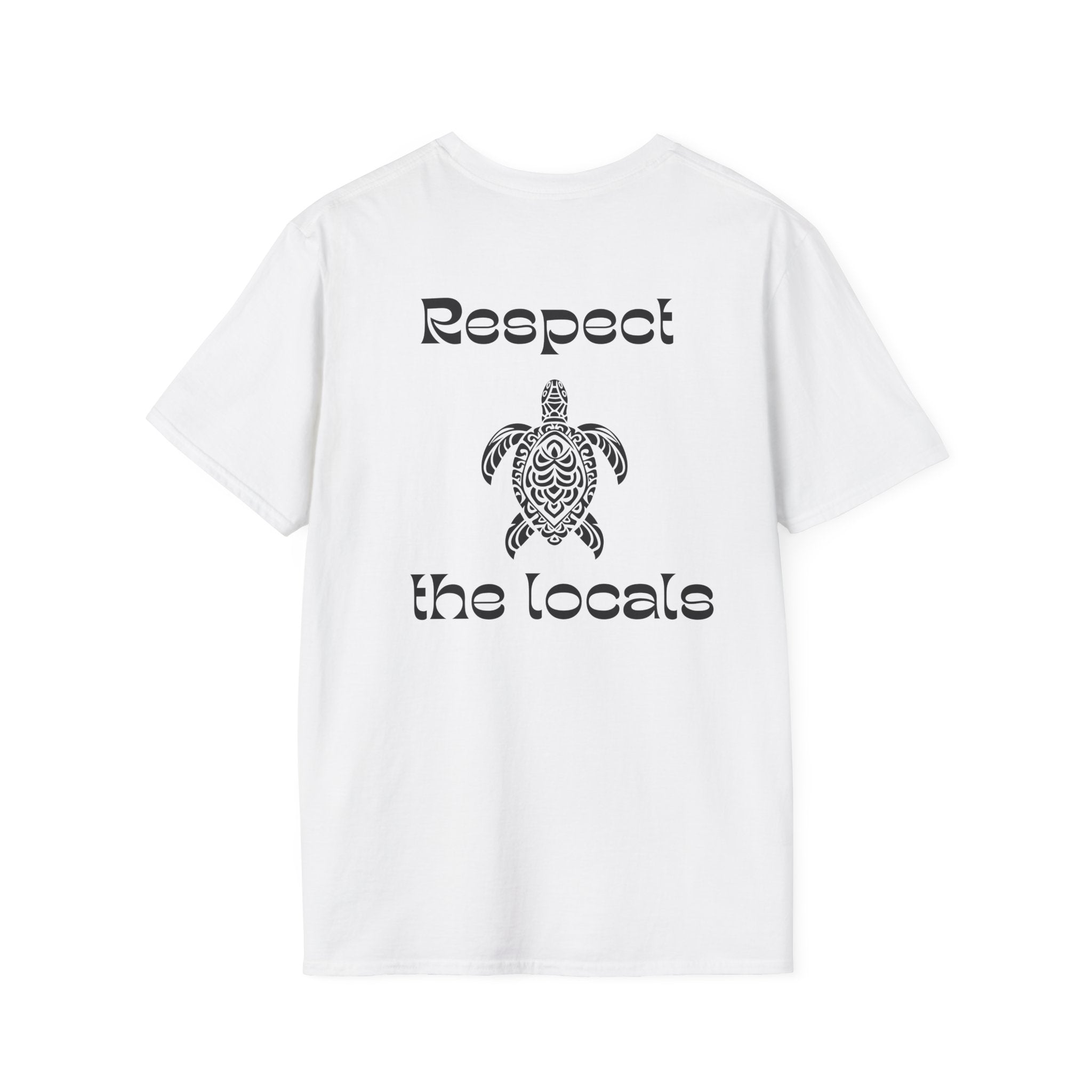 Ocean-Inspired Respect the Locals T-Shirt