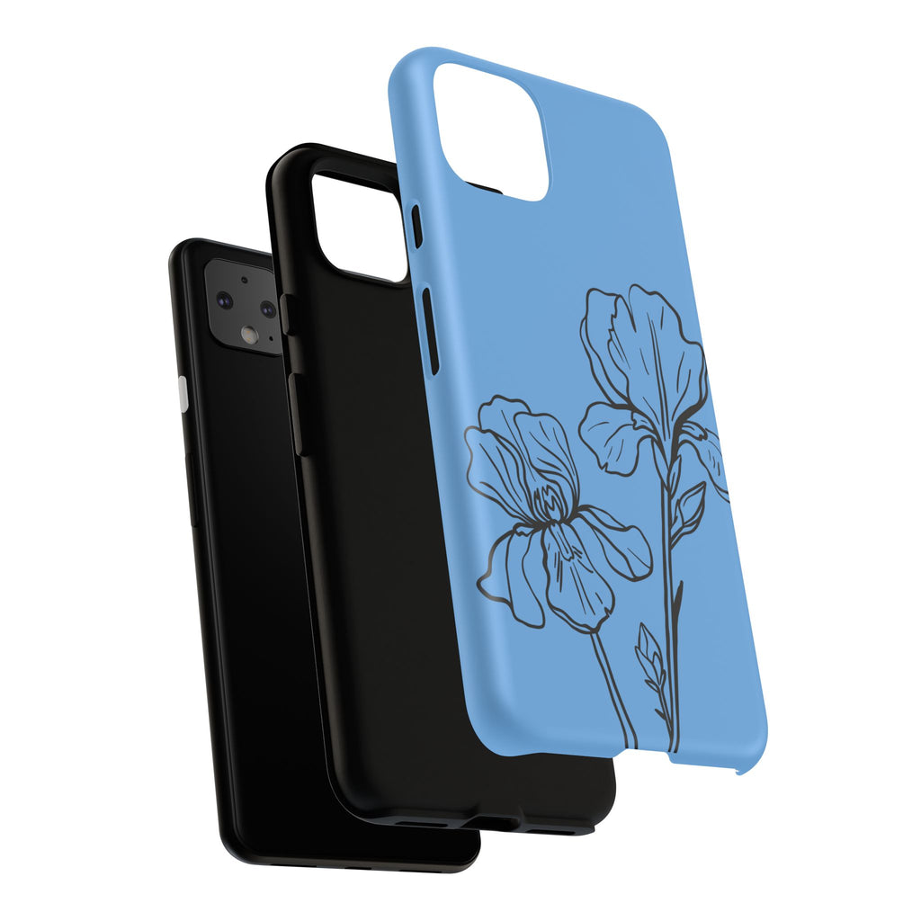 Blue Floral Phone Case