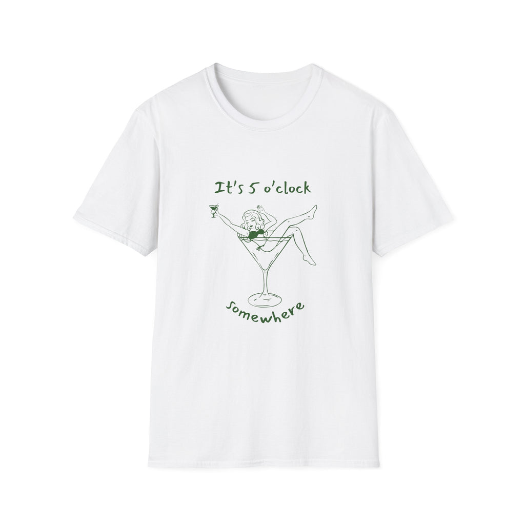 It's 5 O'clock Somewhere Unisex Graphic T-Shirt