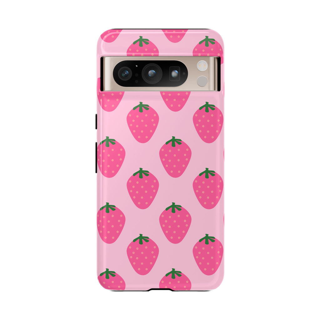 Pink Strawberry Phone Case