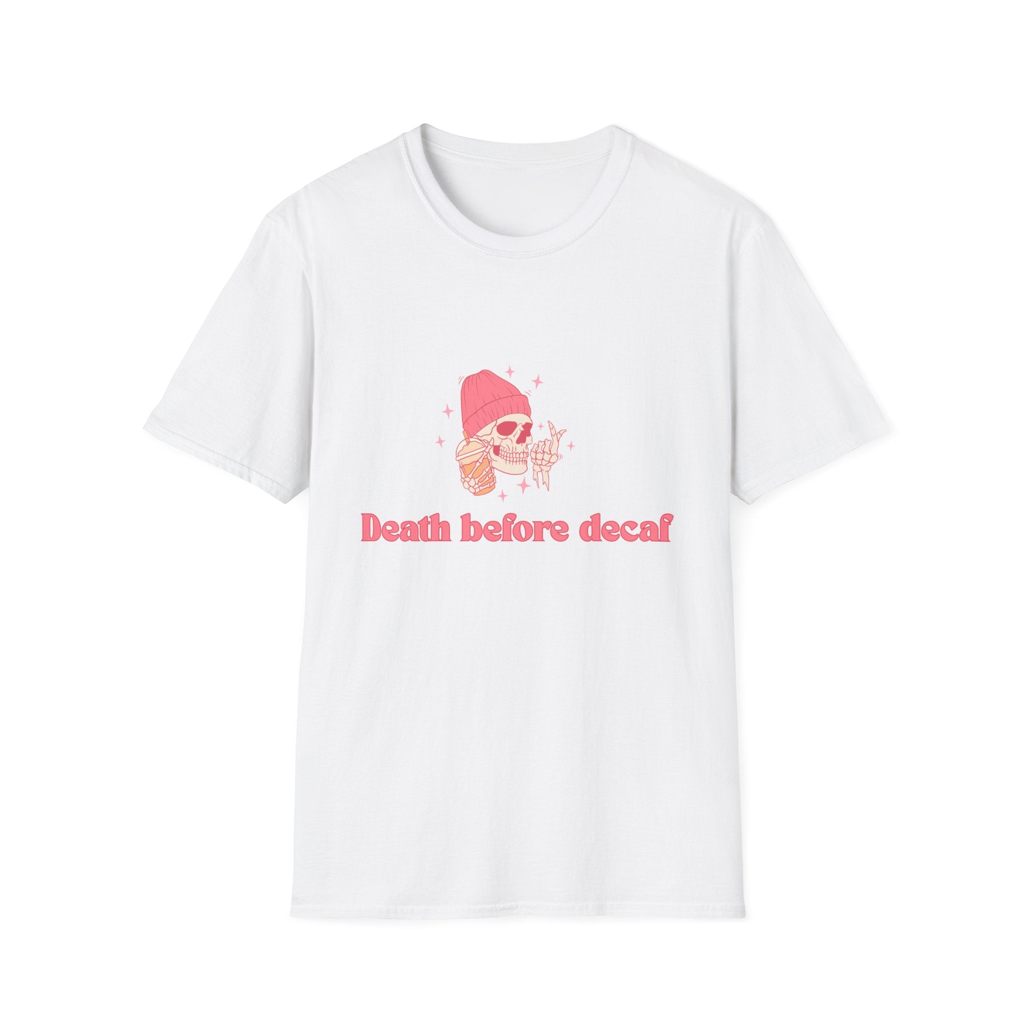 Death Before Decaf Graphic T-Shirt