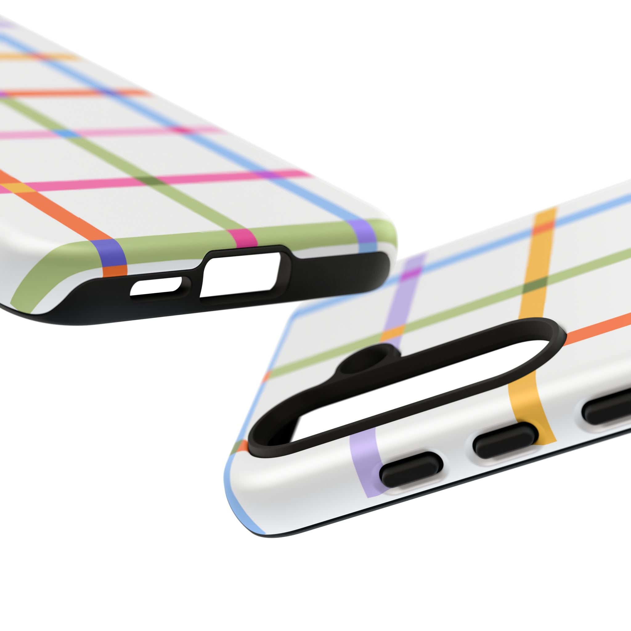 Colorful Plaid Tough Phone Case